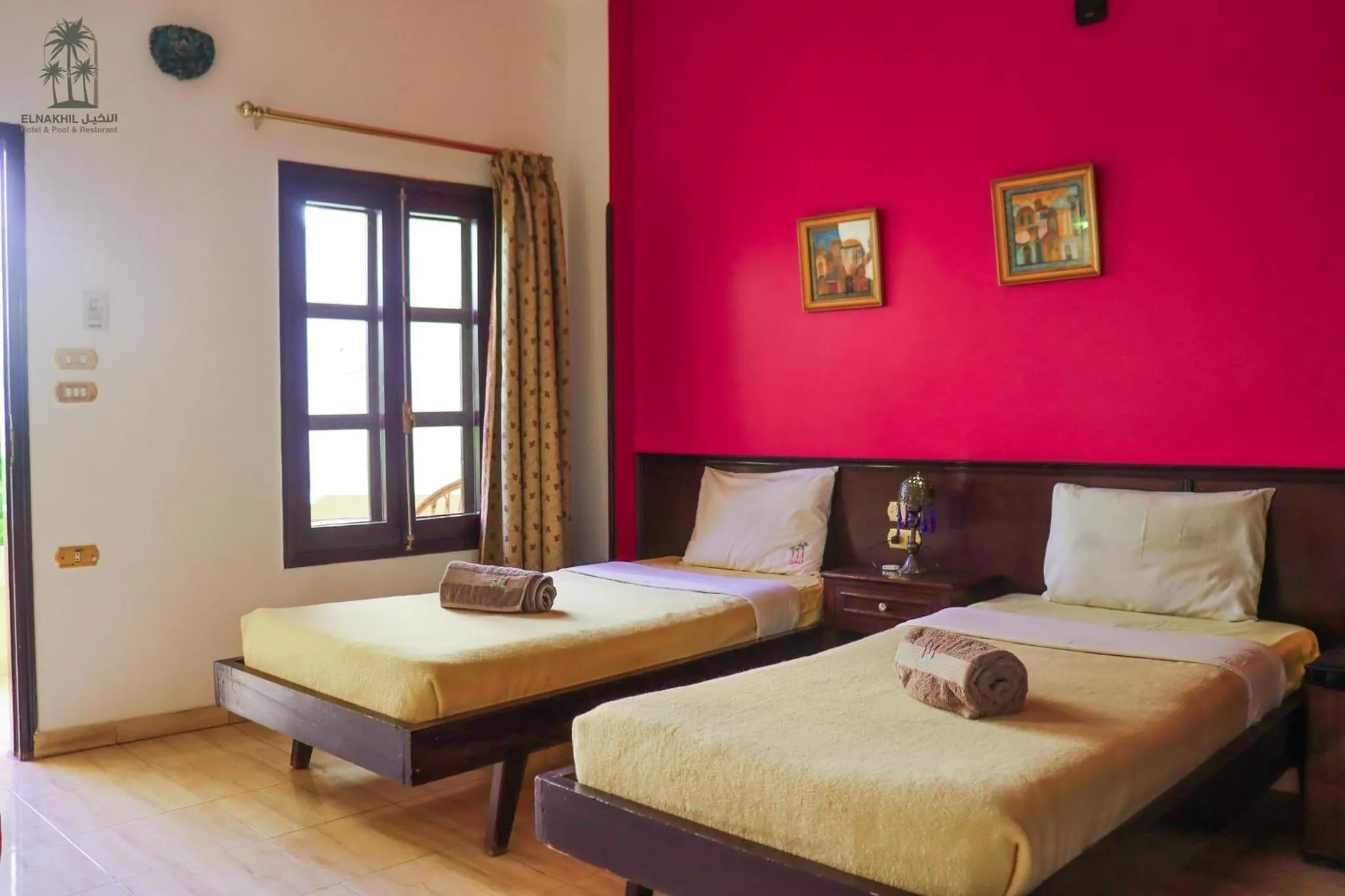 Bed in El Nakhil Hotel