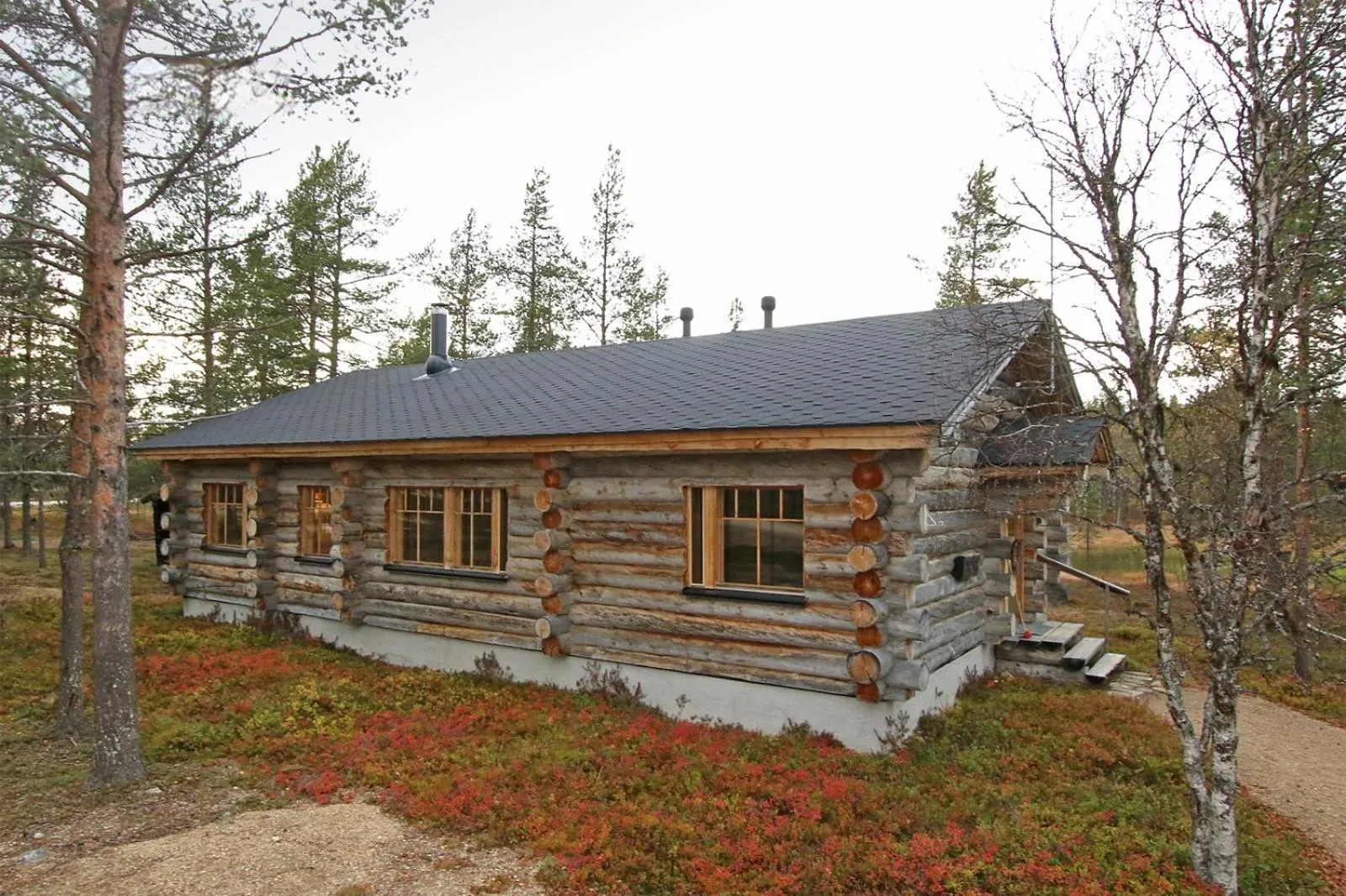 Property building in Kuukkeli Log Houses Villa Aurora "Pupula"