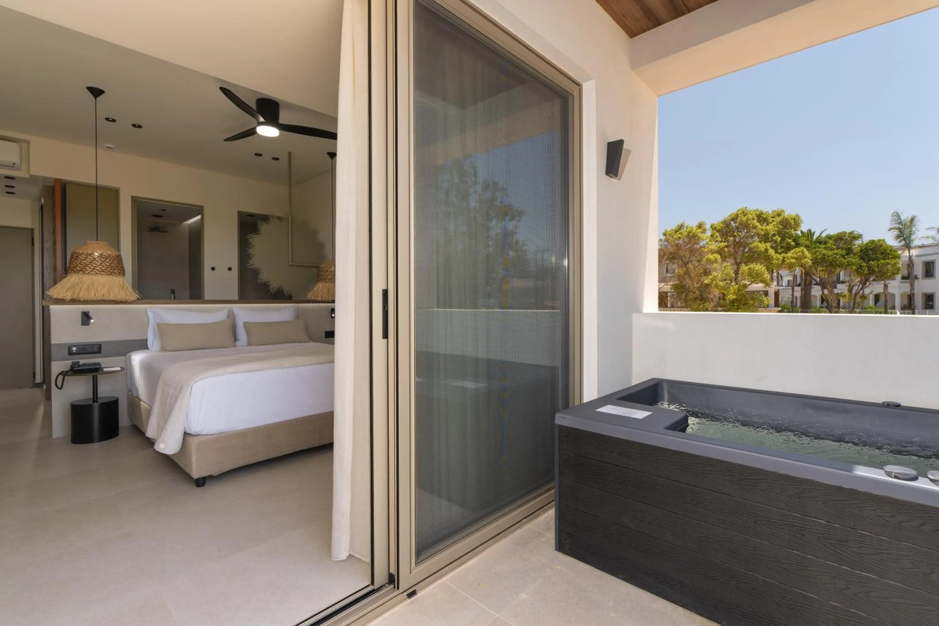 Photo of the whole room, Bed in Marinos Beach Hotel