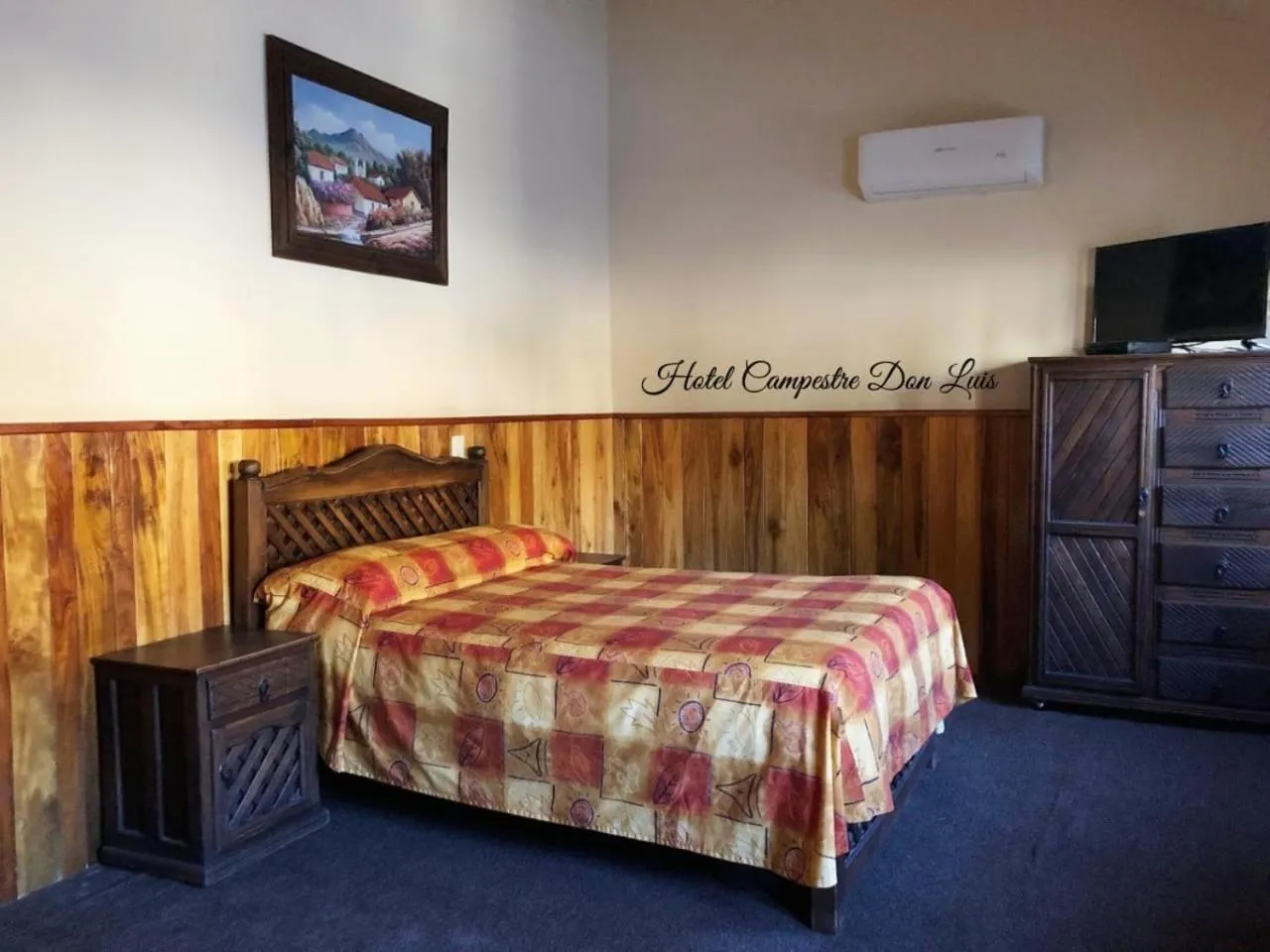 Bed in Hotel Campestre Don Luis