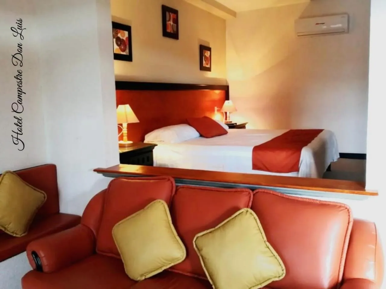 Bed in Hotel Campestre Don Luis