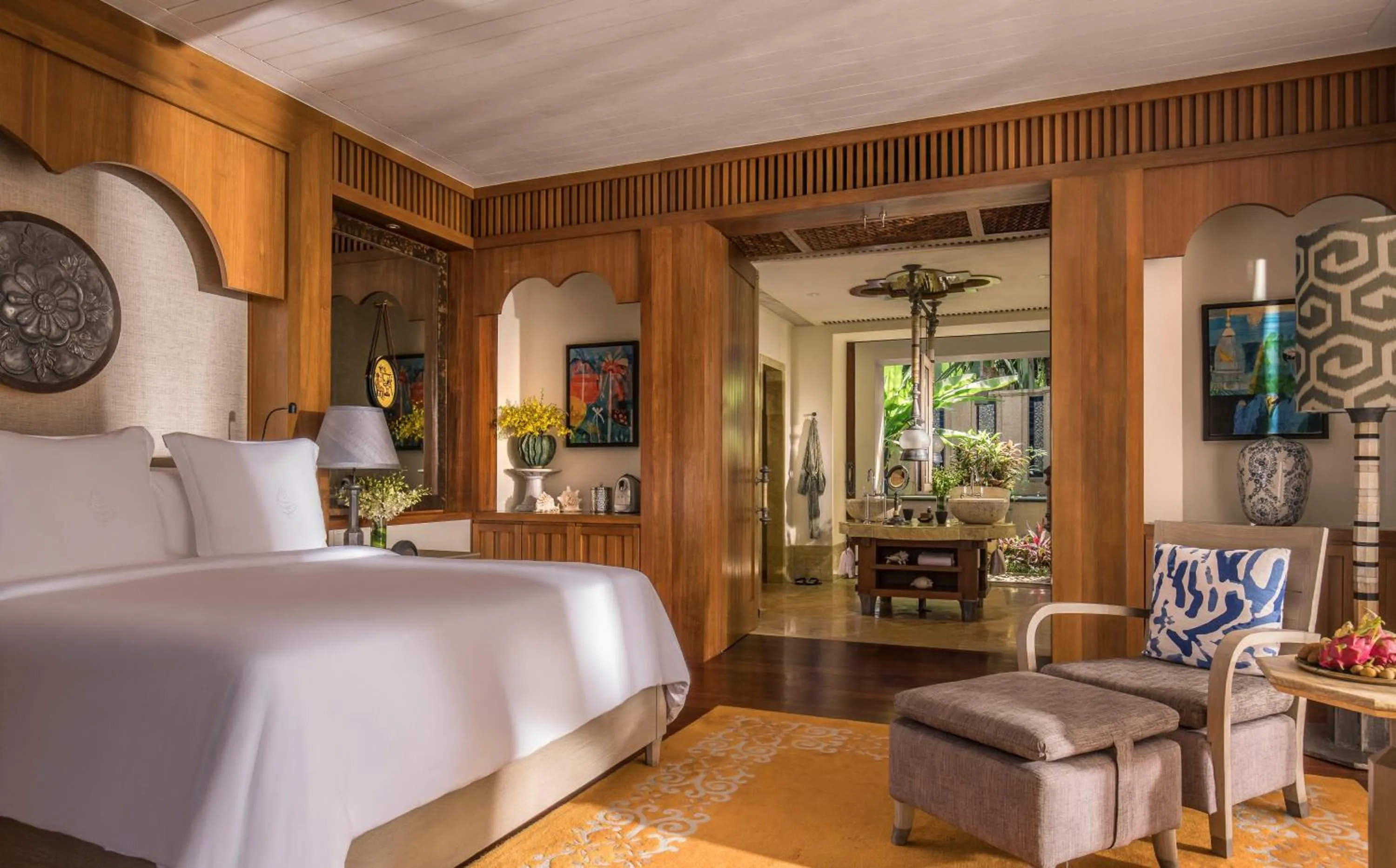 Bed in Four Seasons Resort Langkawi