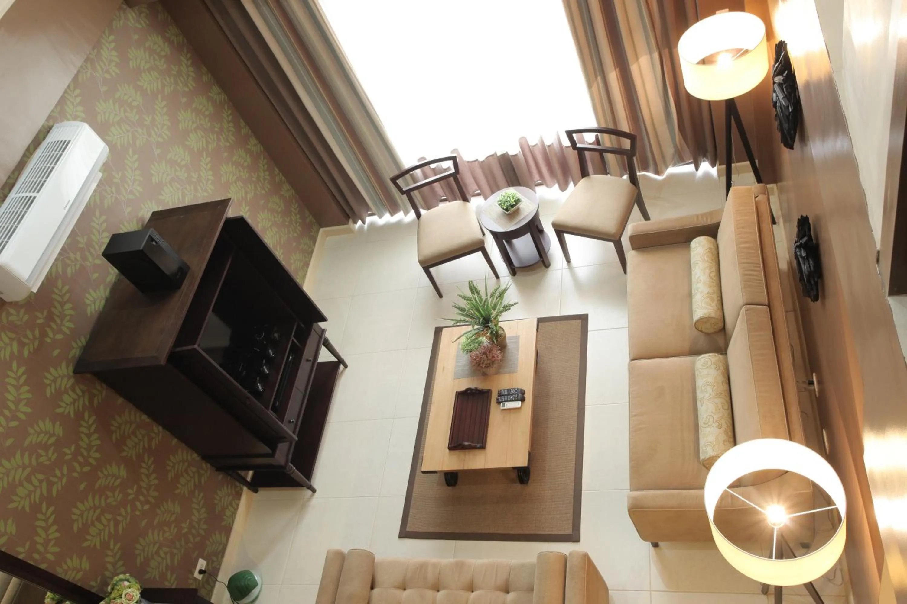 Seating area in Crosswinds Resort Suites