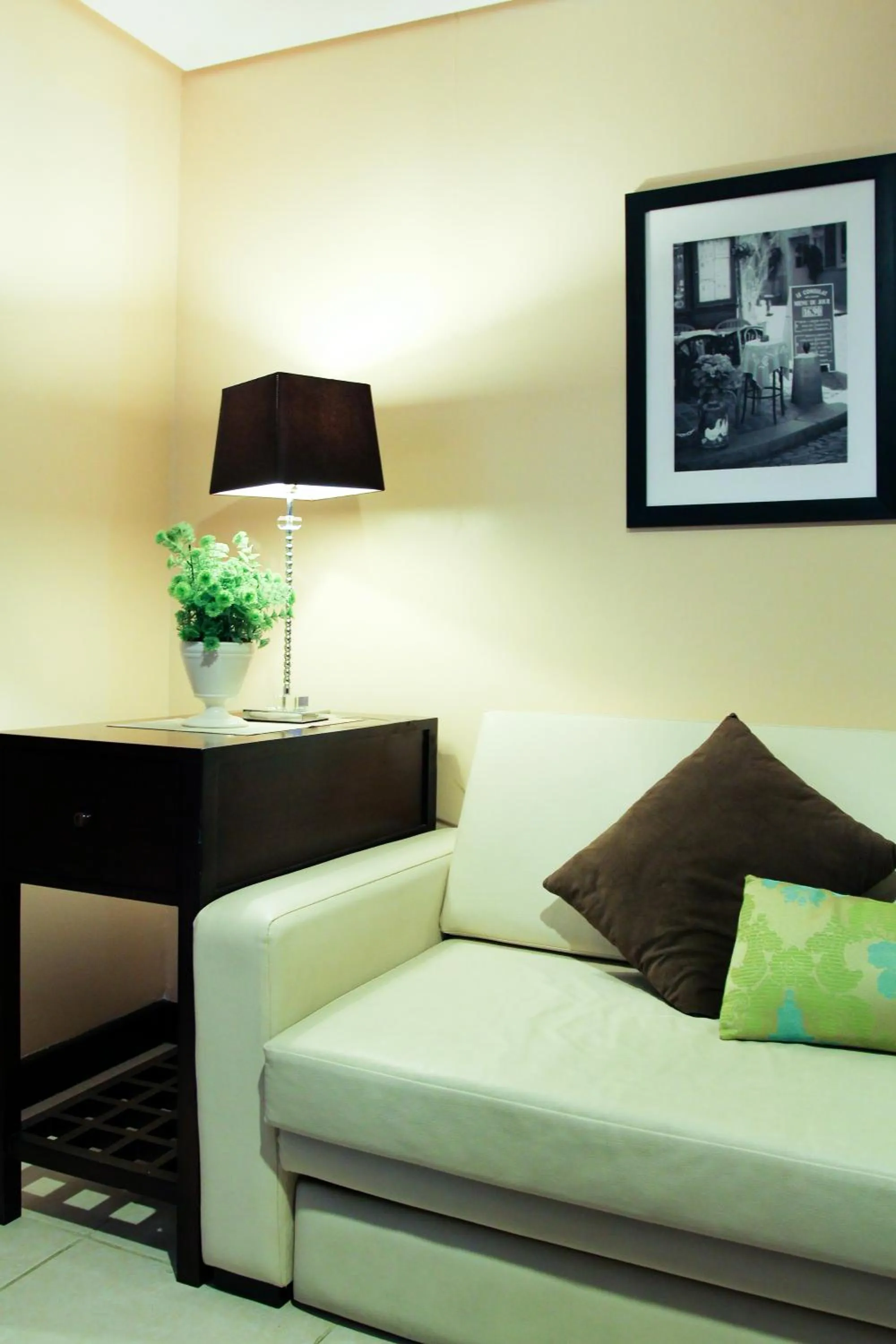 Bed in Crosswinds Resort Suites