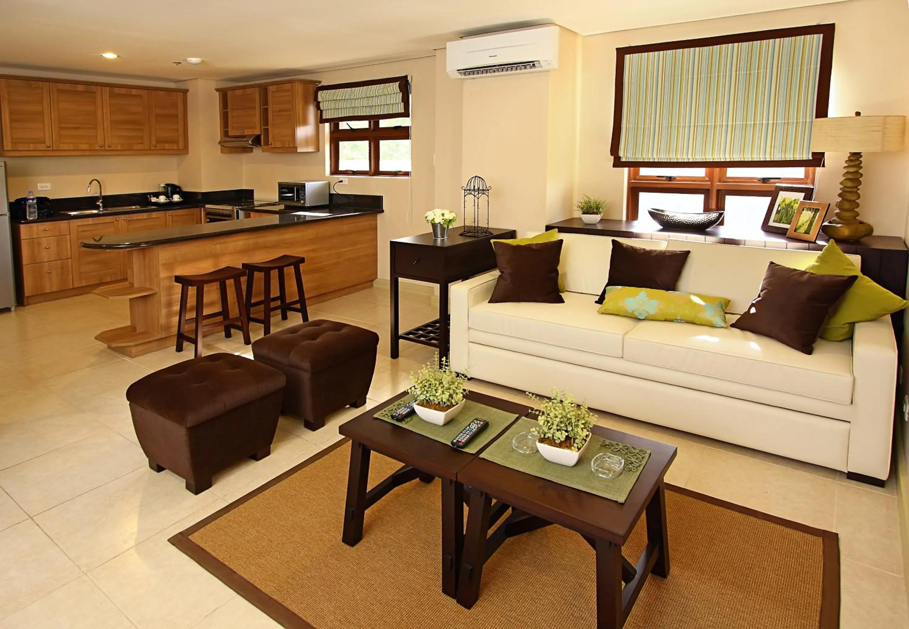 Living room in Crosswinds Resort Suites