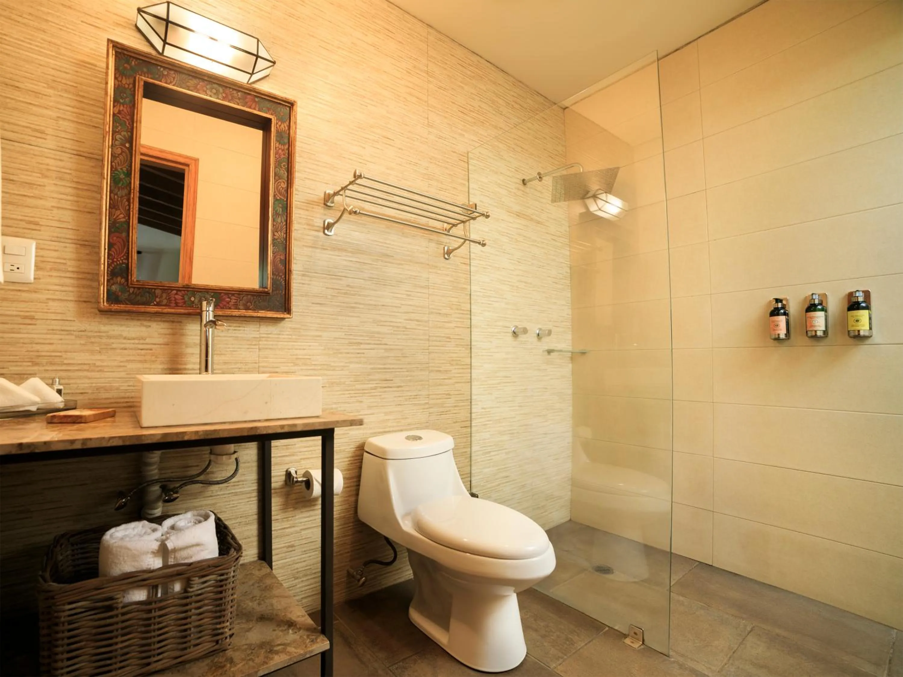 Toilet in Hotel Amate del Rio