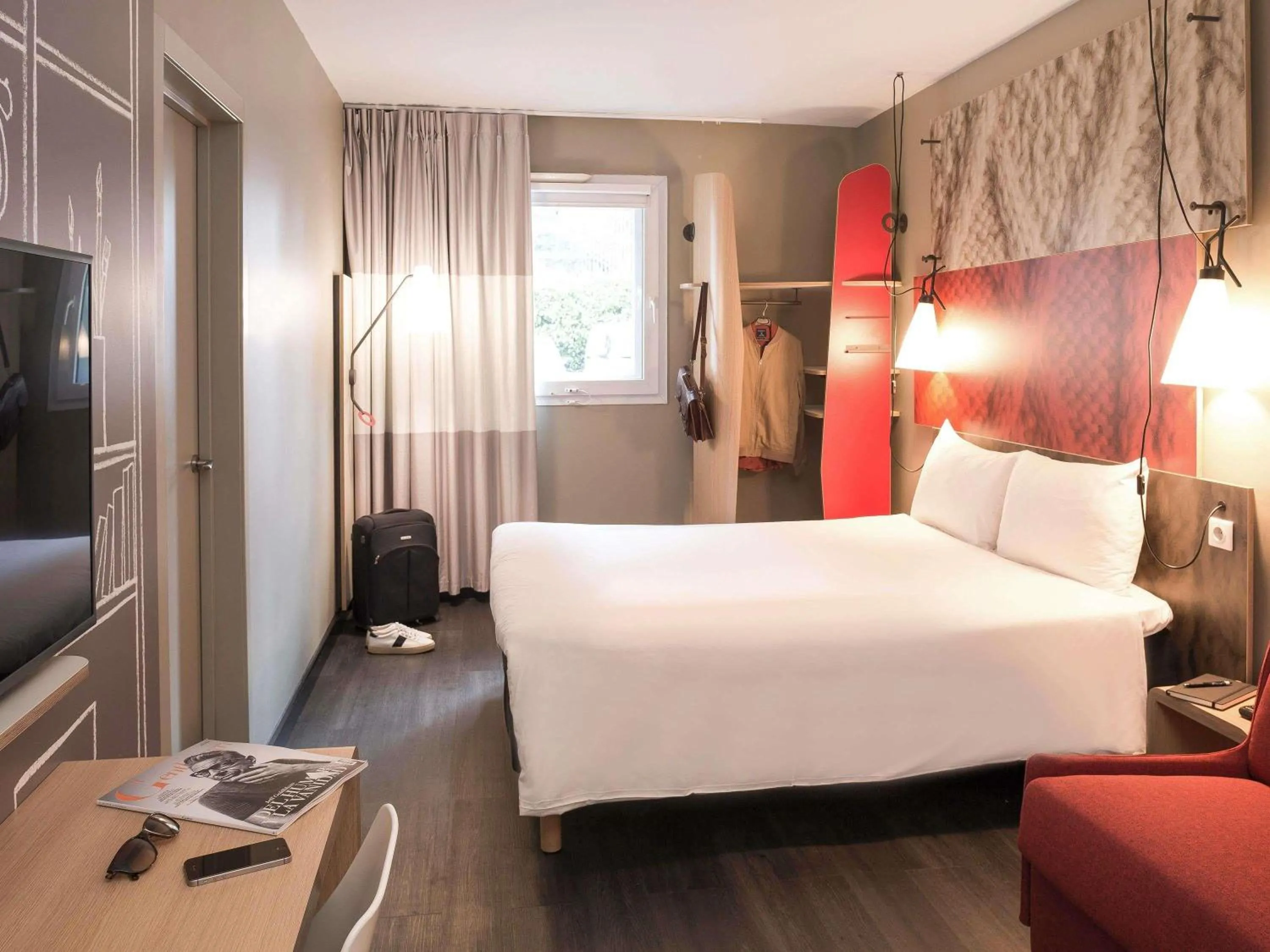 Bedroom, Bed in Ibis Madrid Fuenlabrada