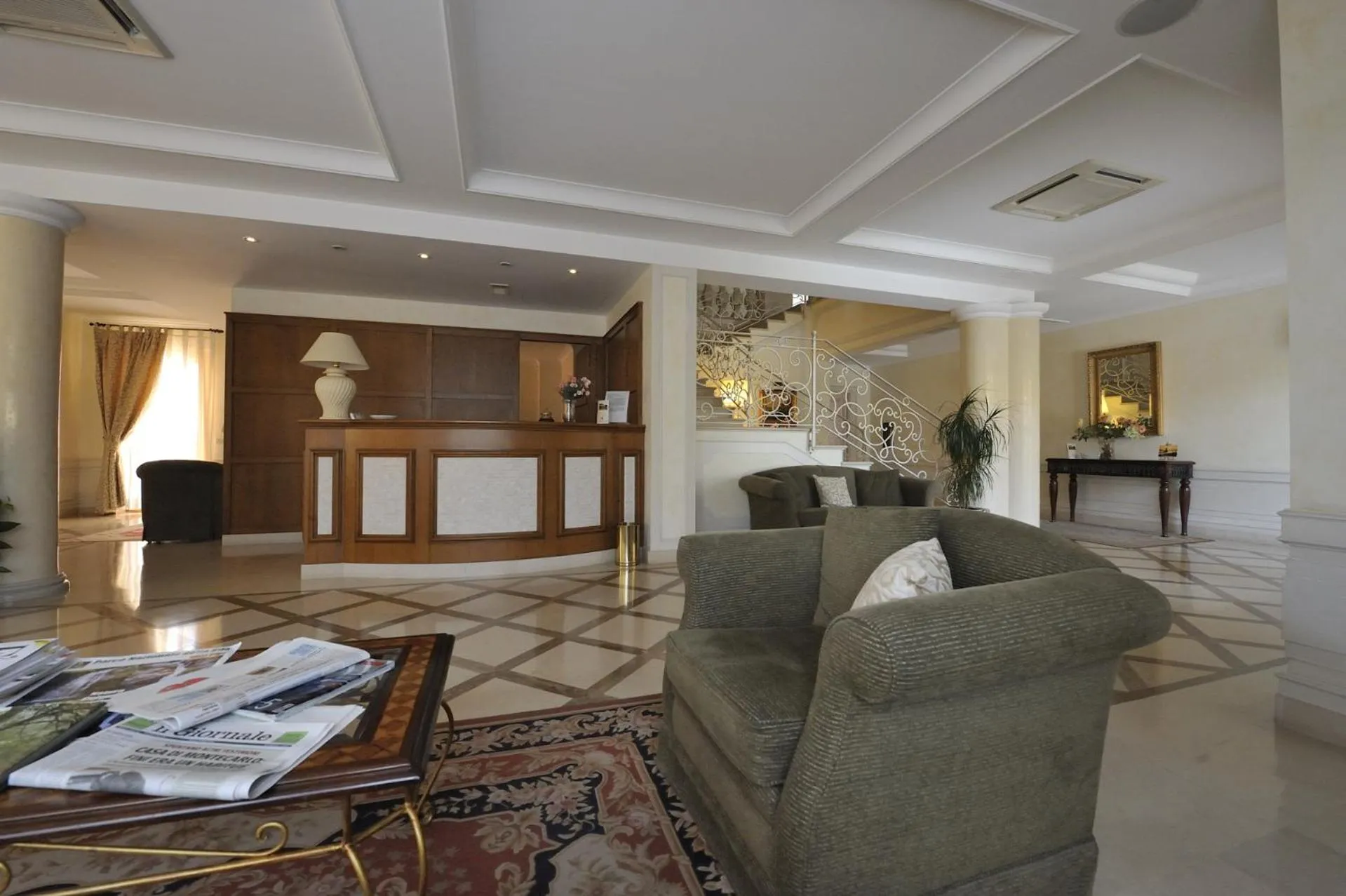 Lobby or reception in Hotel Ristorante La Lampara