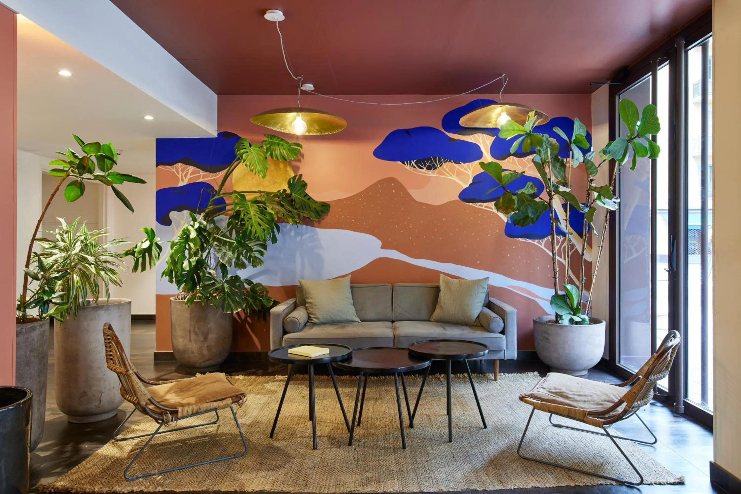 Lobby or reception in Hotel du Pin Nice Port