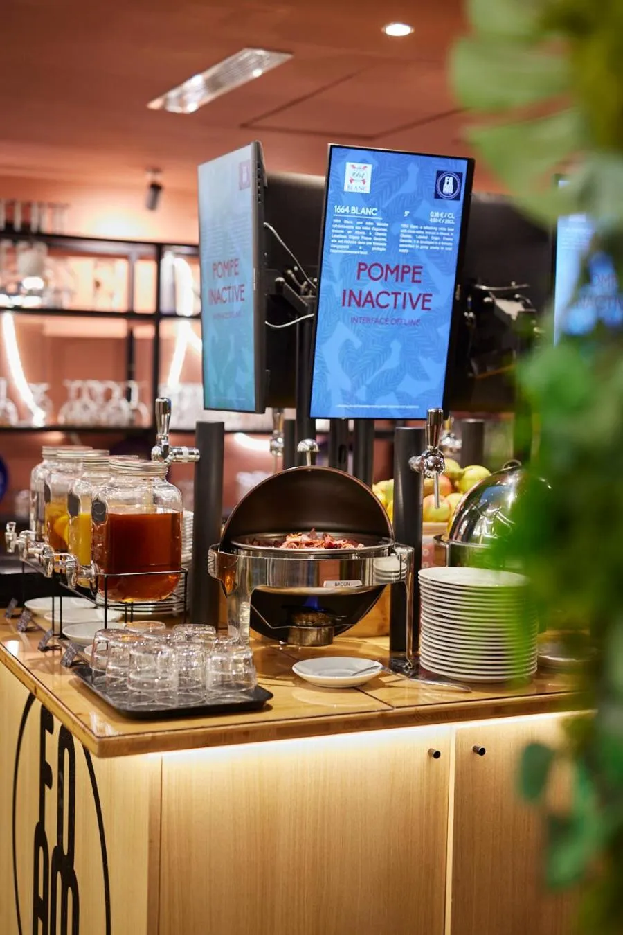 Buffet breakfast in Hotel du Pin Nice Port