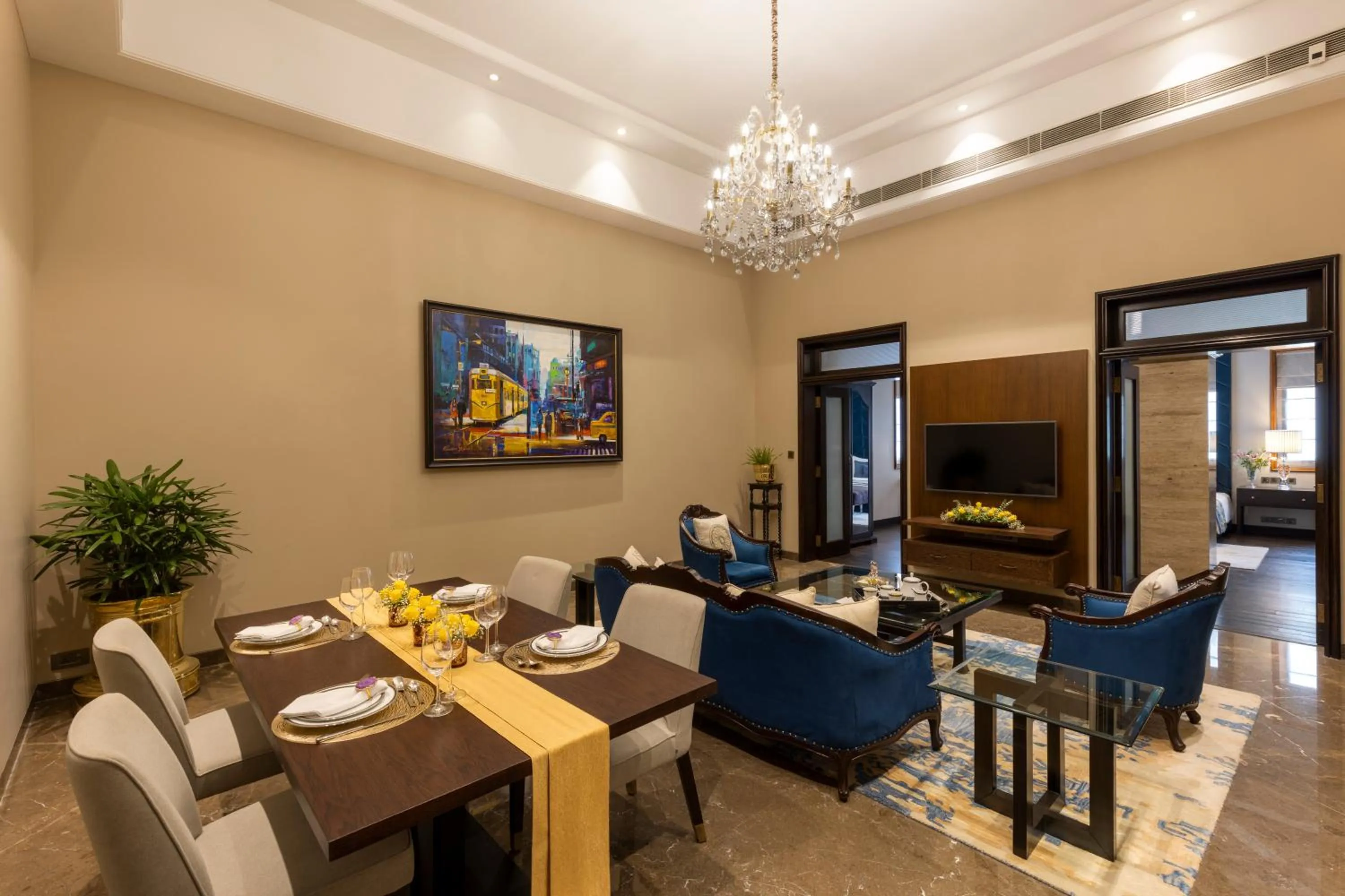 Living room in Kenilworth Hotel, Kolkata