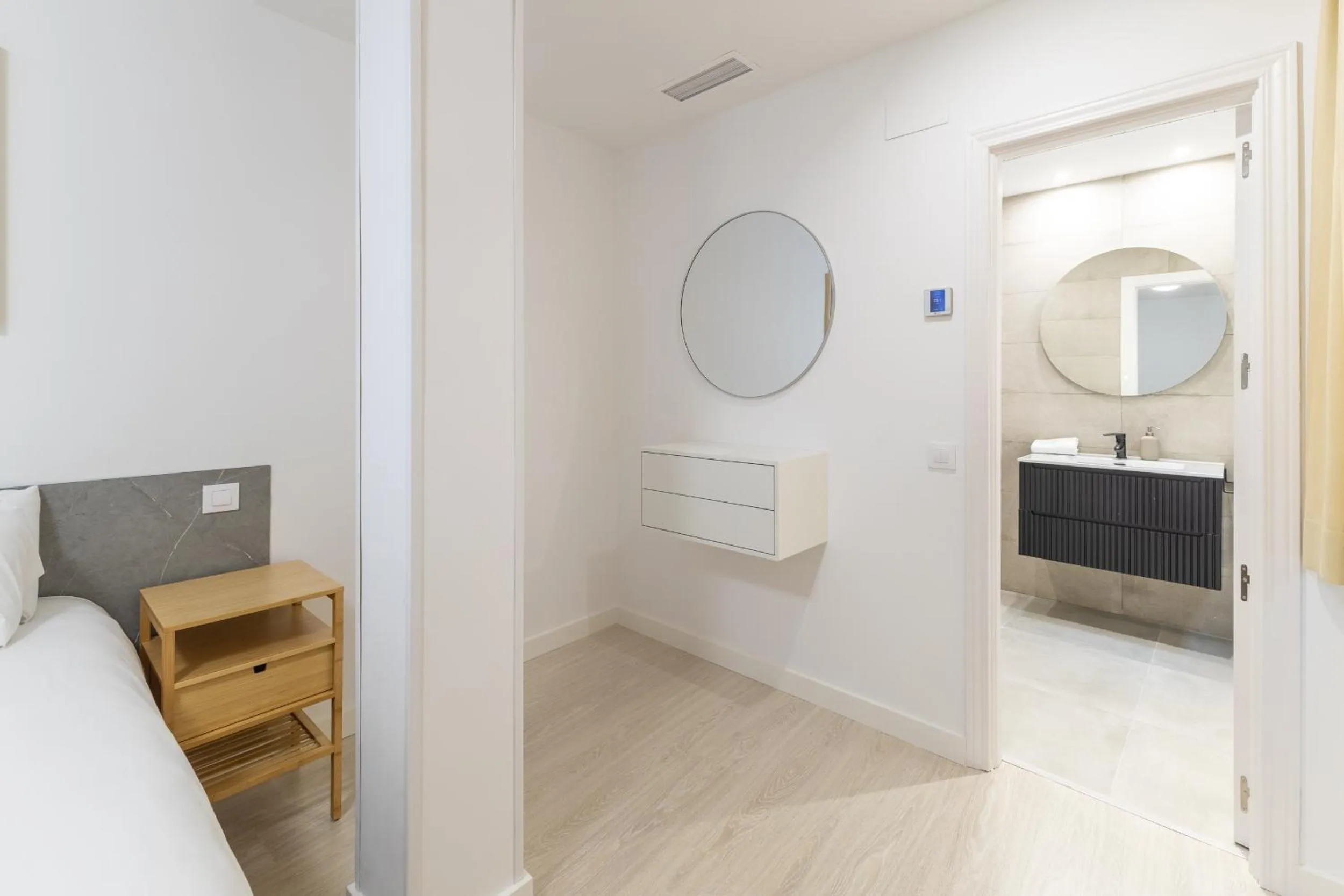 Bed in Apartamentos Madrid