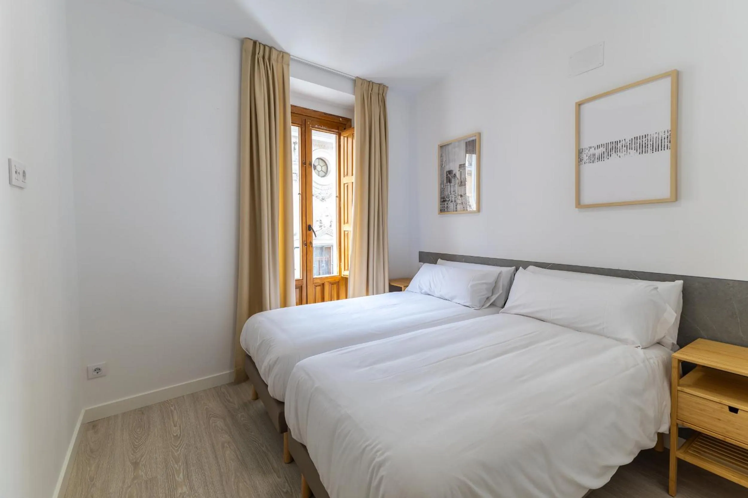 Bed in Apartamentos Madrid