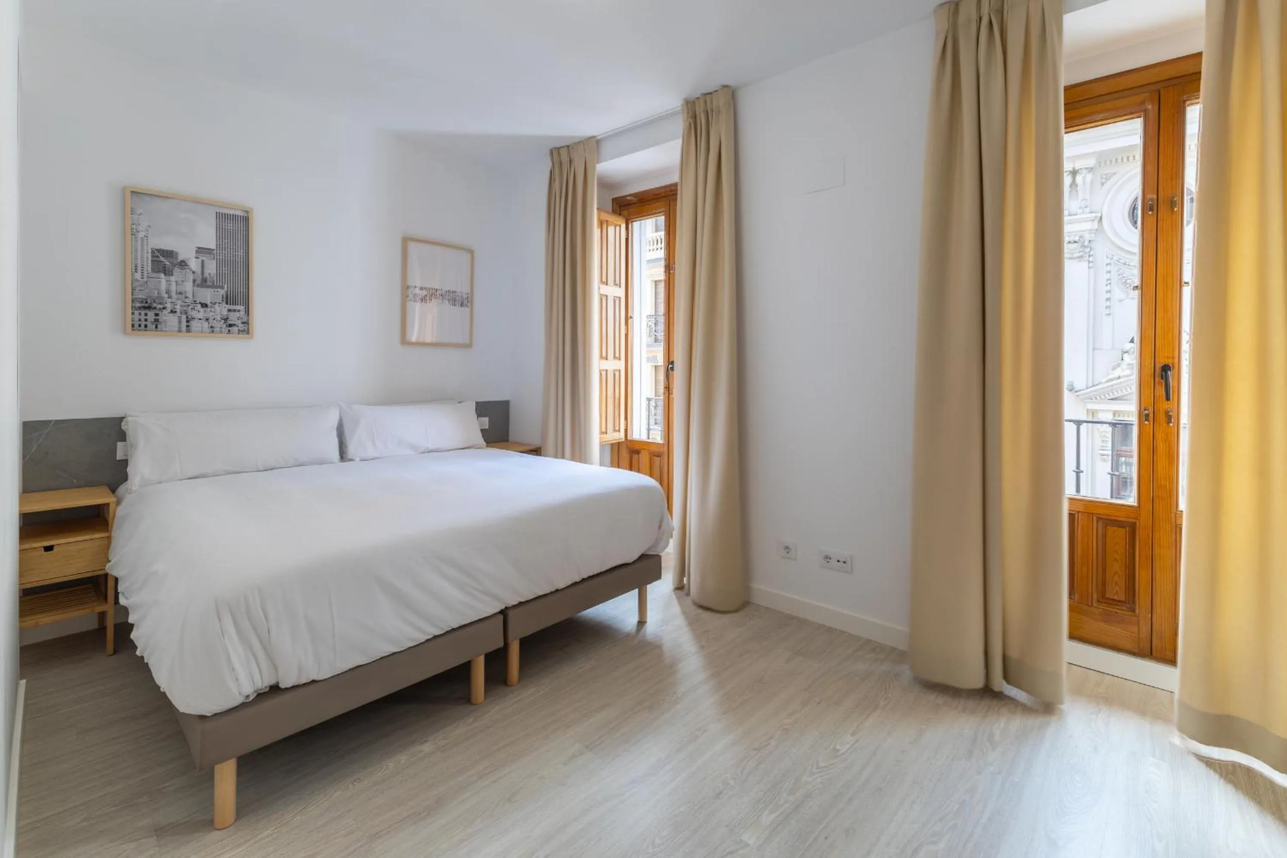 Bed in Apartamentos Madrid