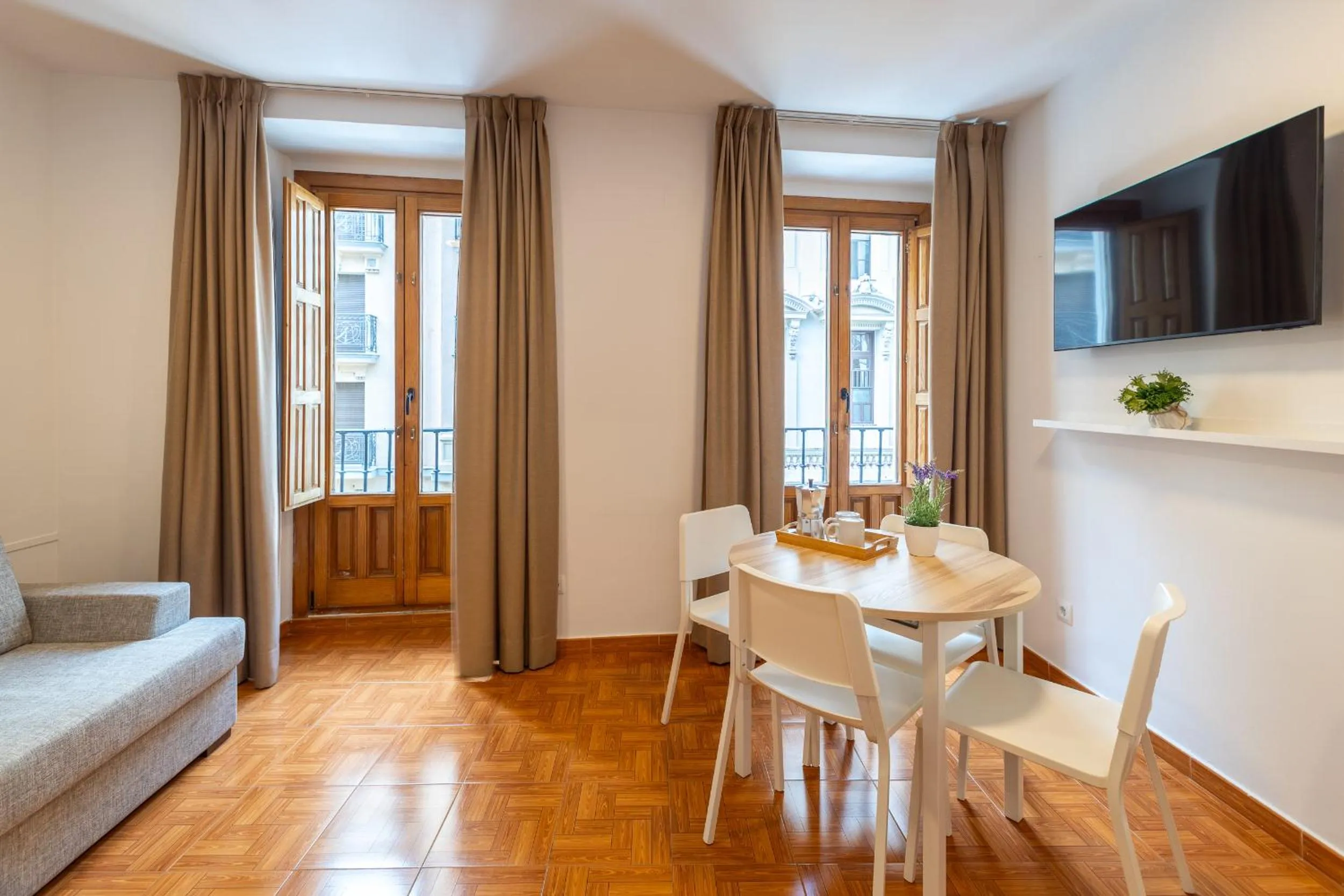 Bed in Apartamentos Madrid