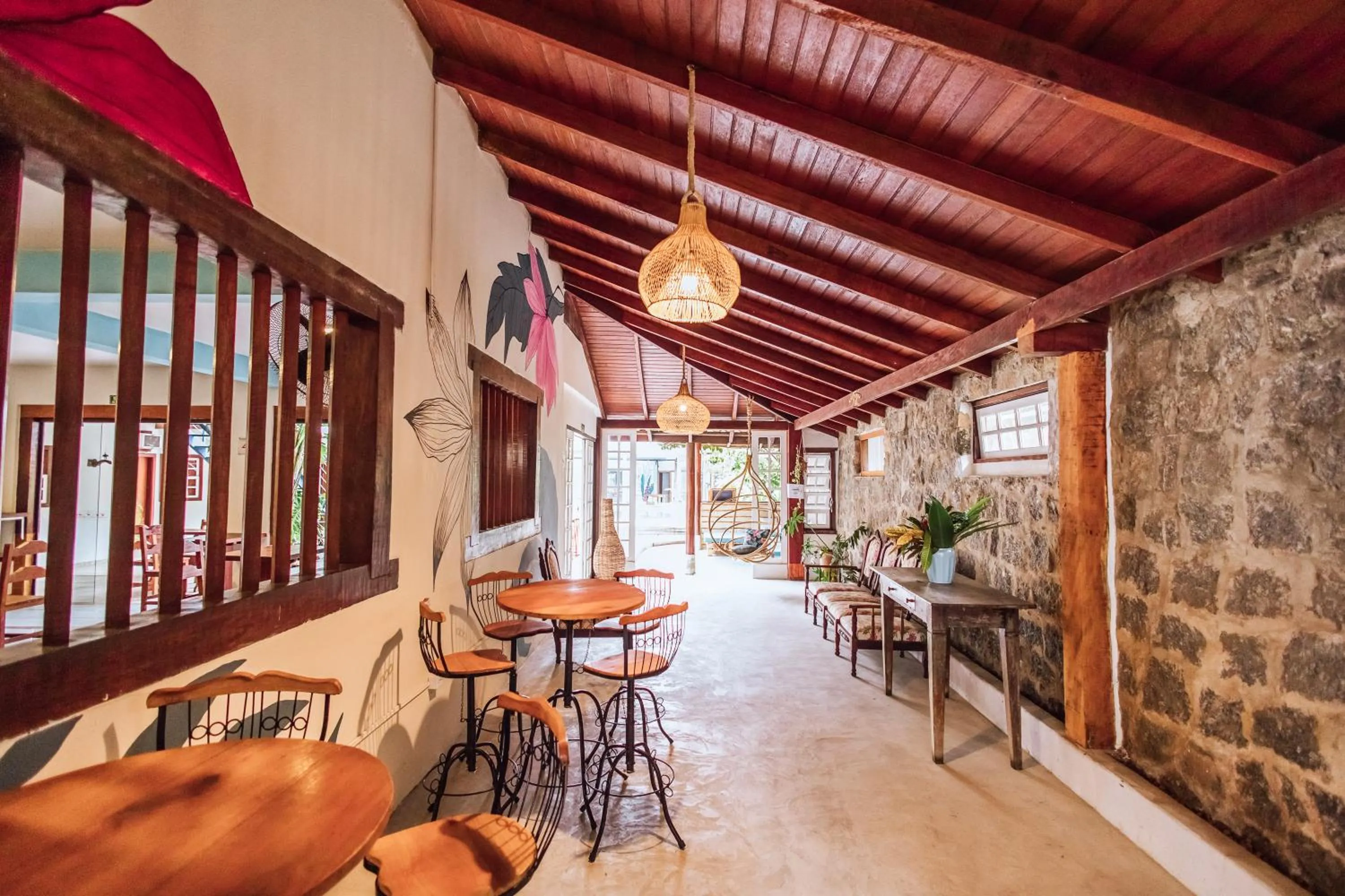 Seating area in VELINN Pousada Santa Tereza