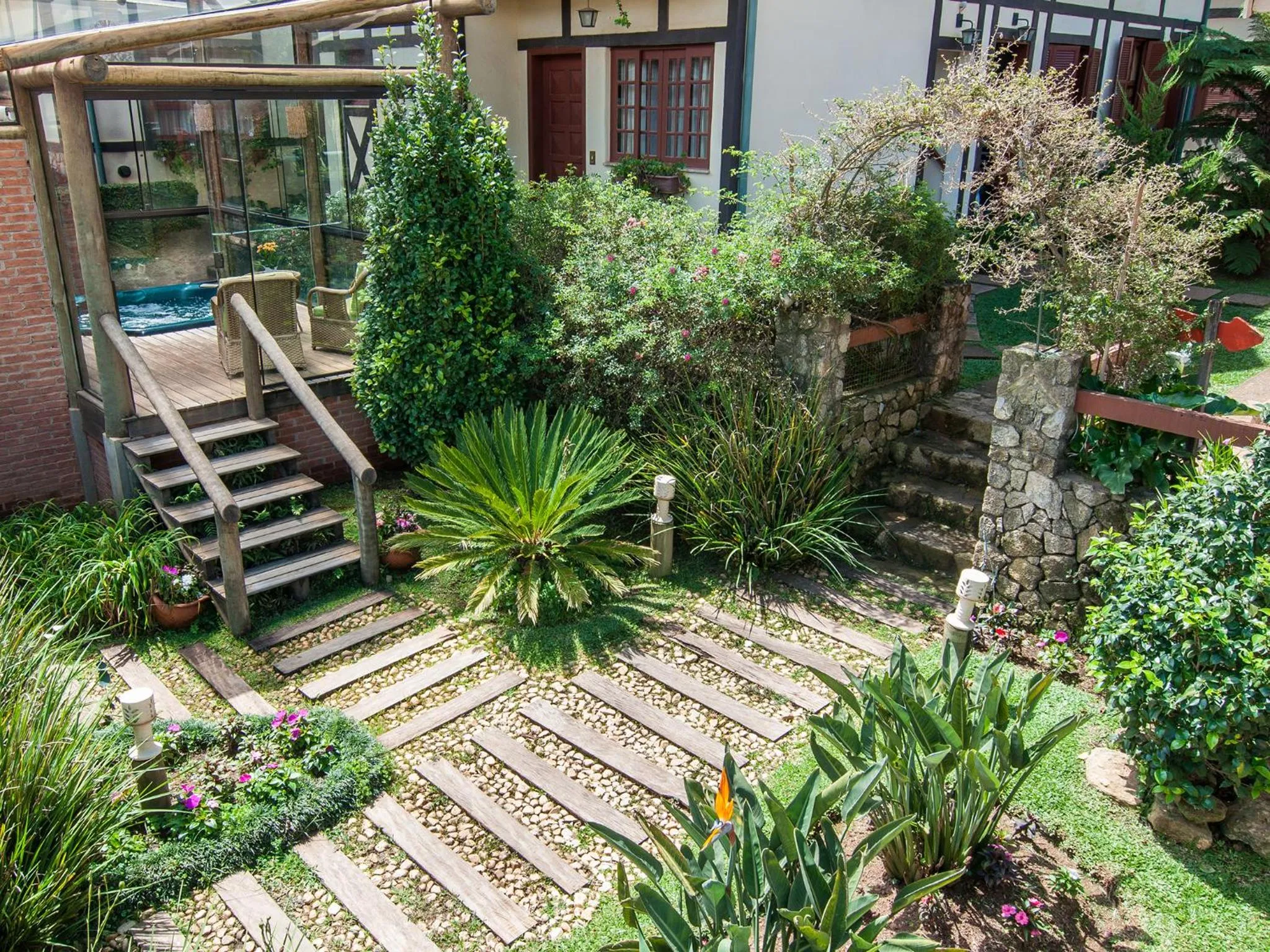 Garden in Pousada Aguia Dourada