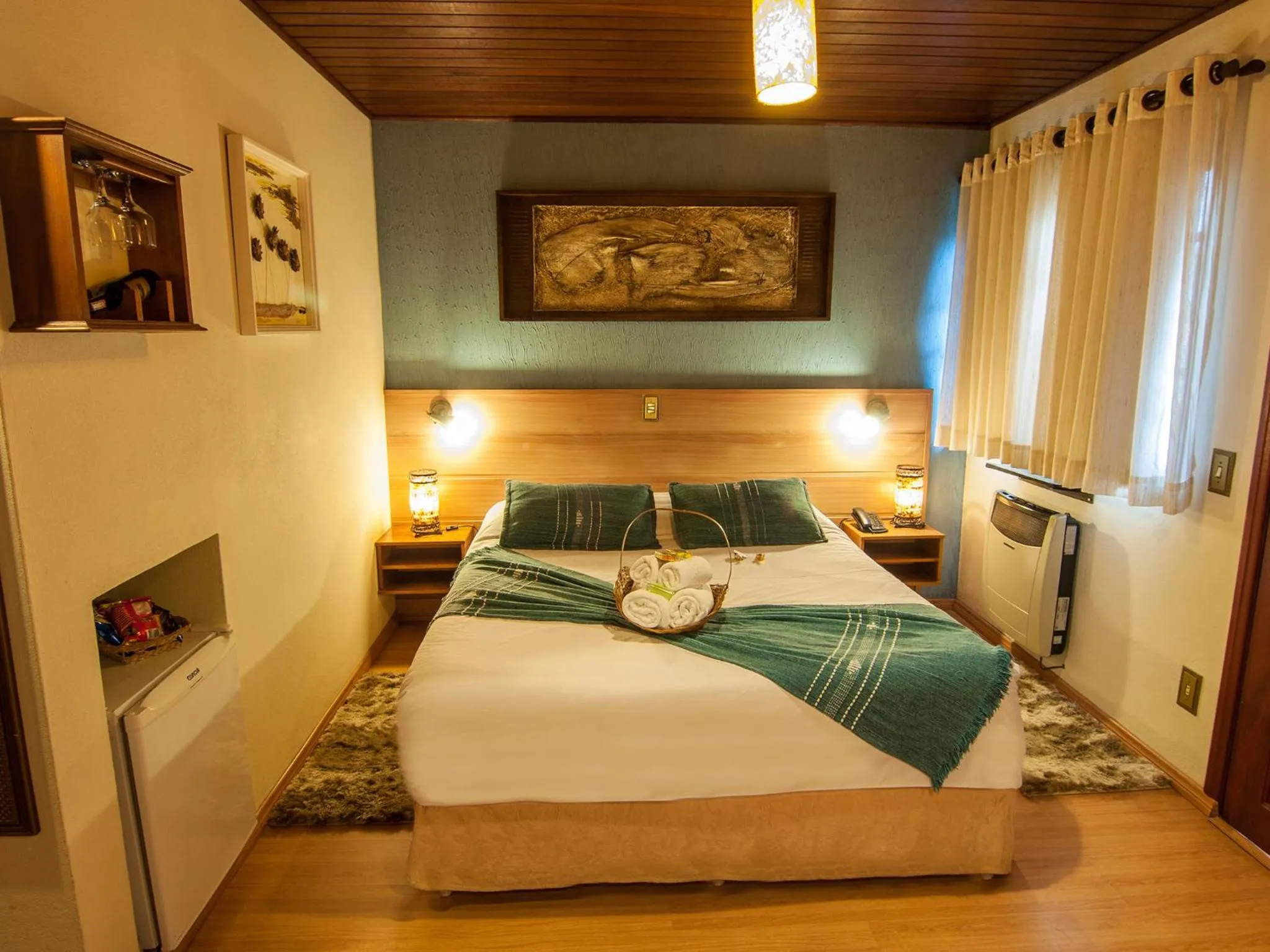 Bedroom, Bed in Pousada Aguia Dourada