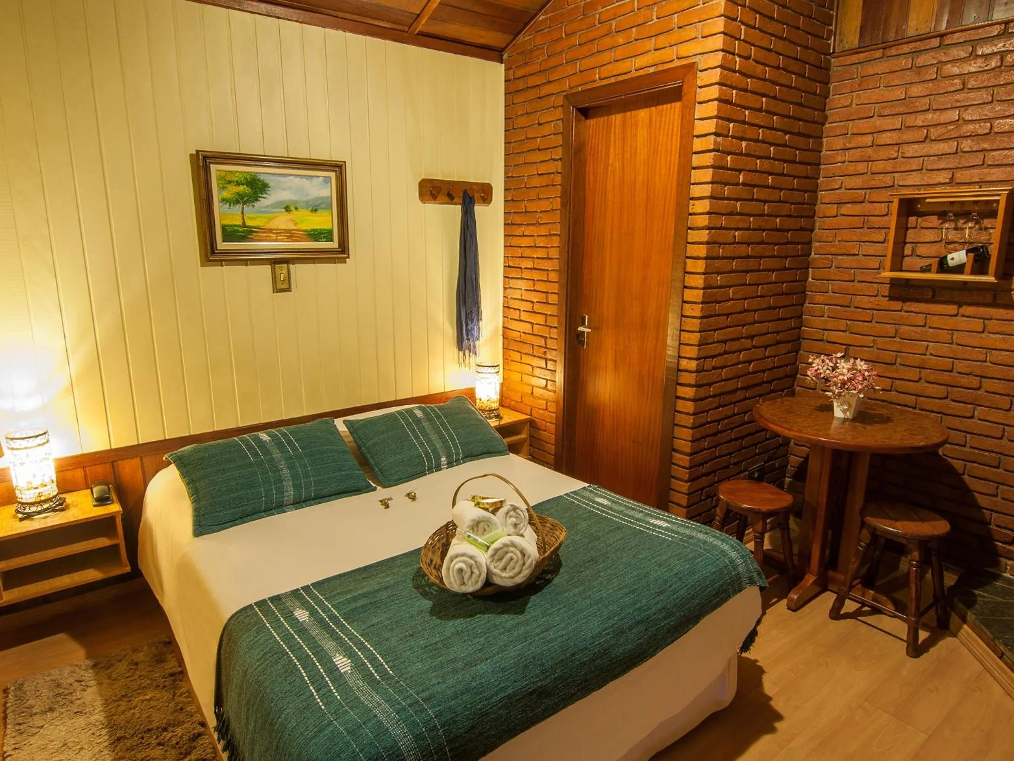 Bedroom, Bed in Pousada Aguia Dourada