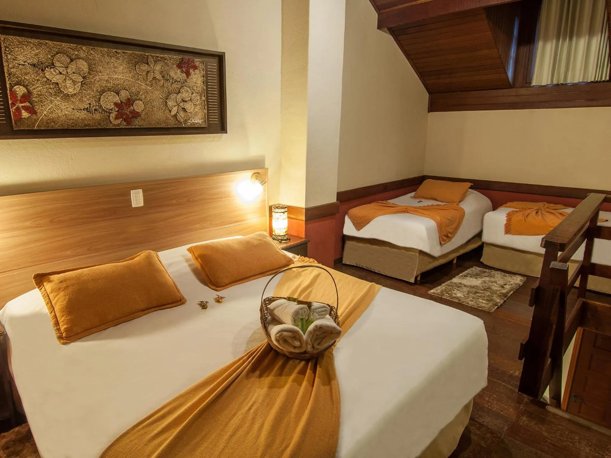 Bedroom, Bed in Pousada Aguia Dourada