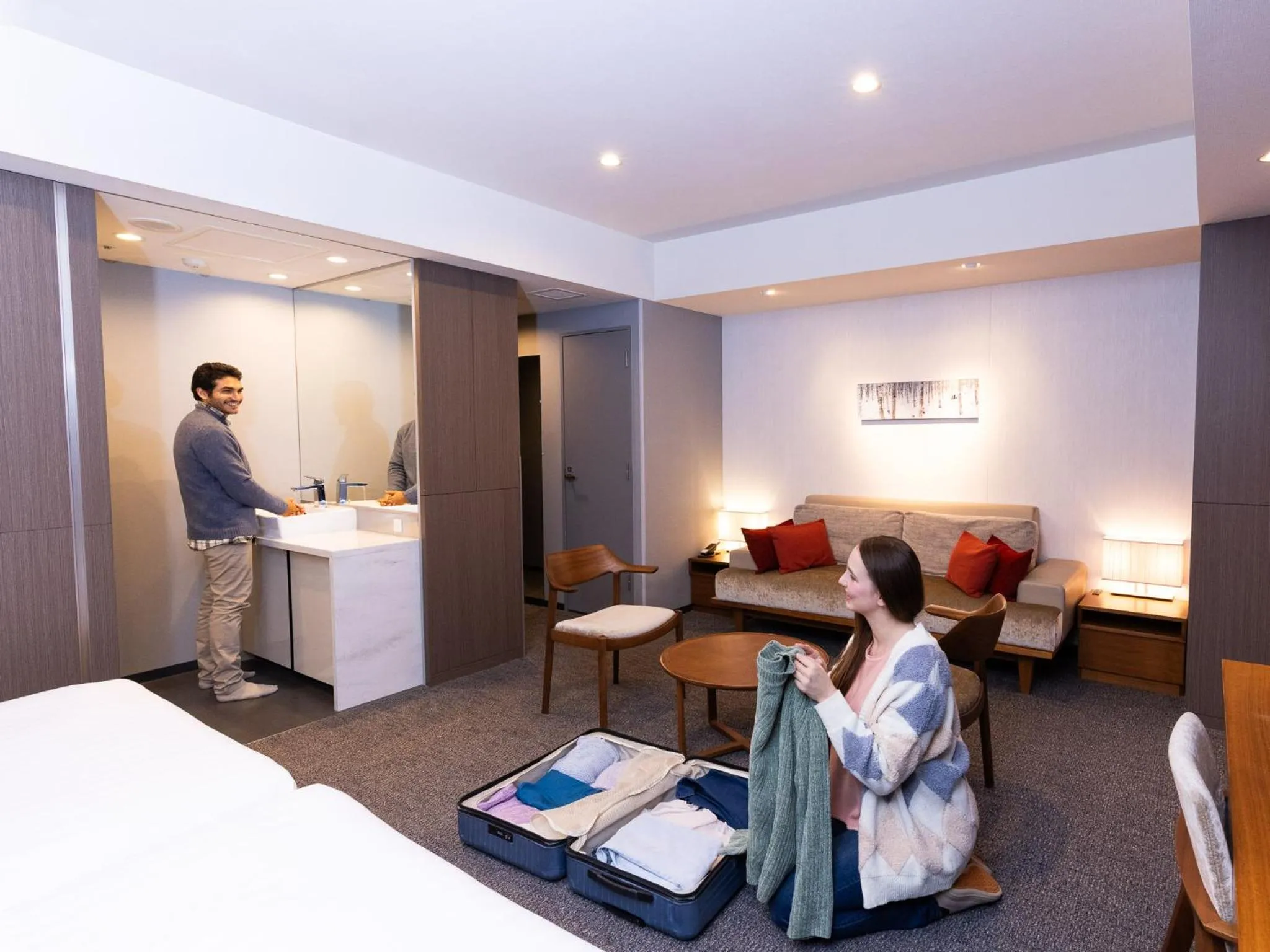 Photo of the whole room in Tokyu Stay Sapporo