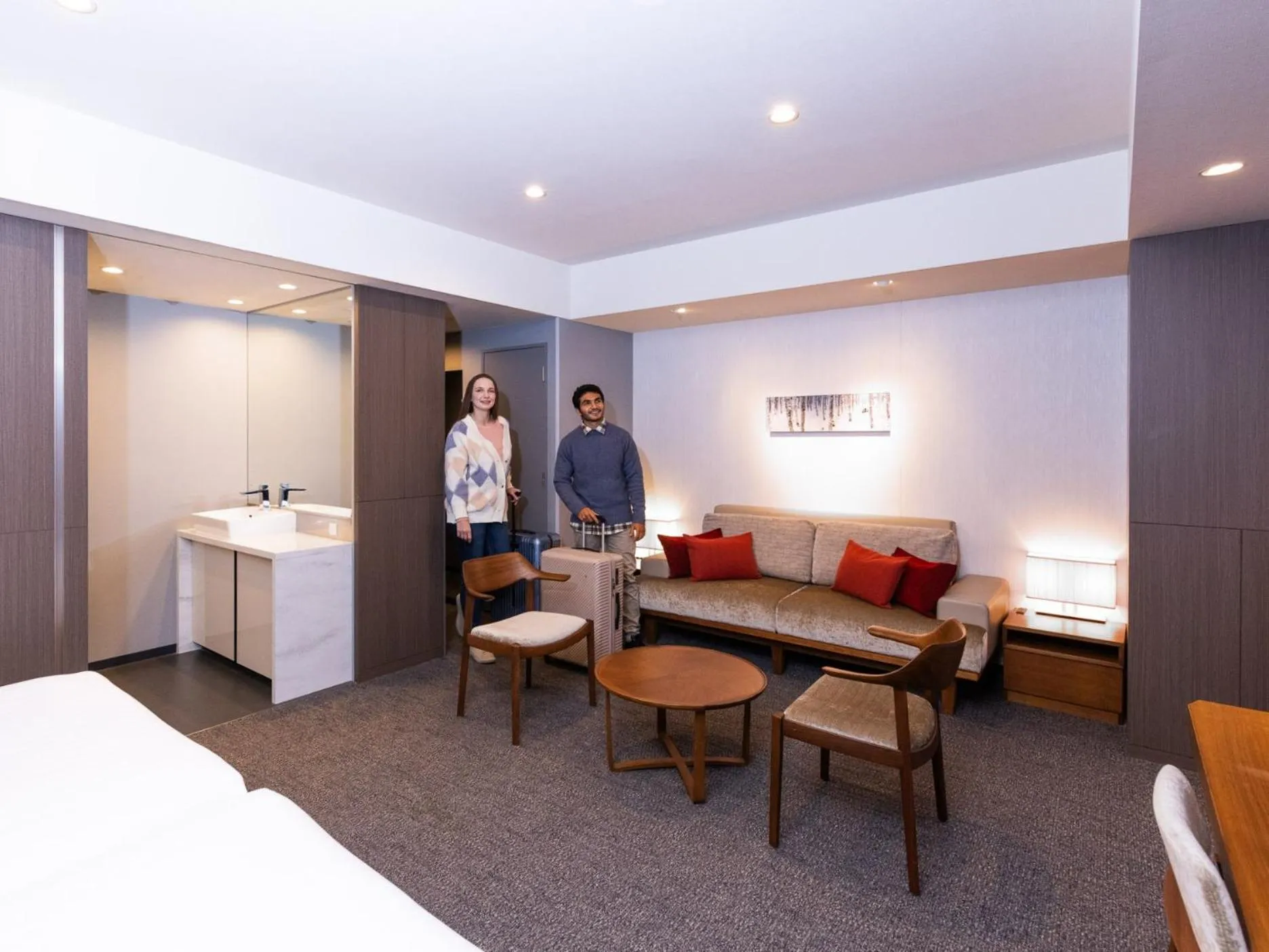 Photo of the whole room, Bed in Tokyu Stay Sapporo