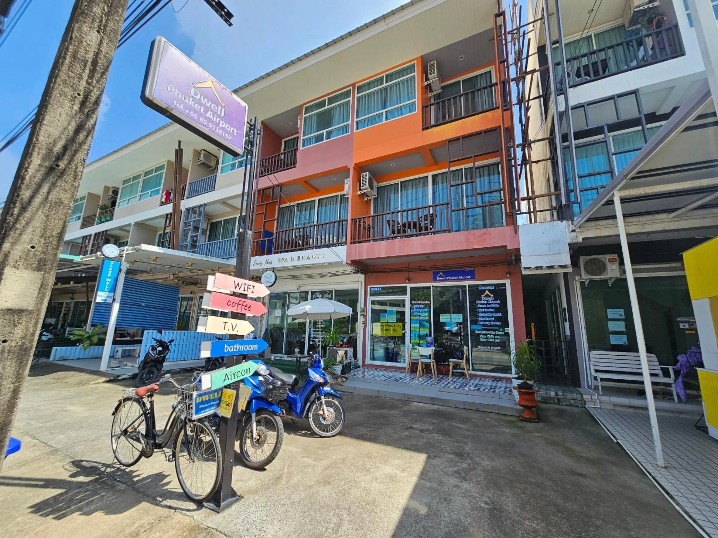 Property building in Dwell Phuket Airport Hotel at Naiyang