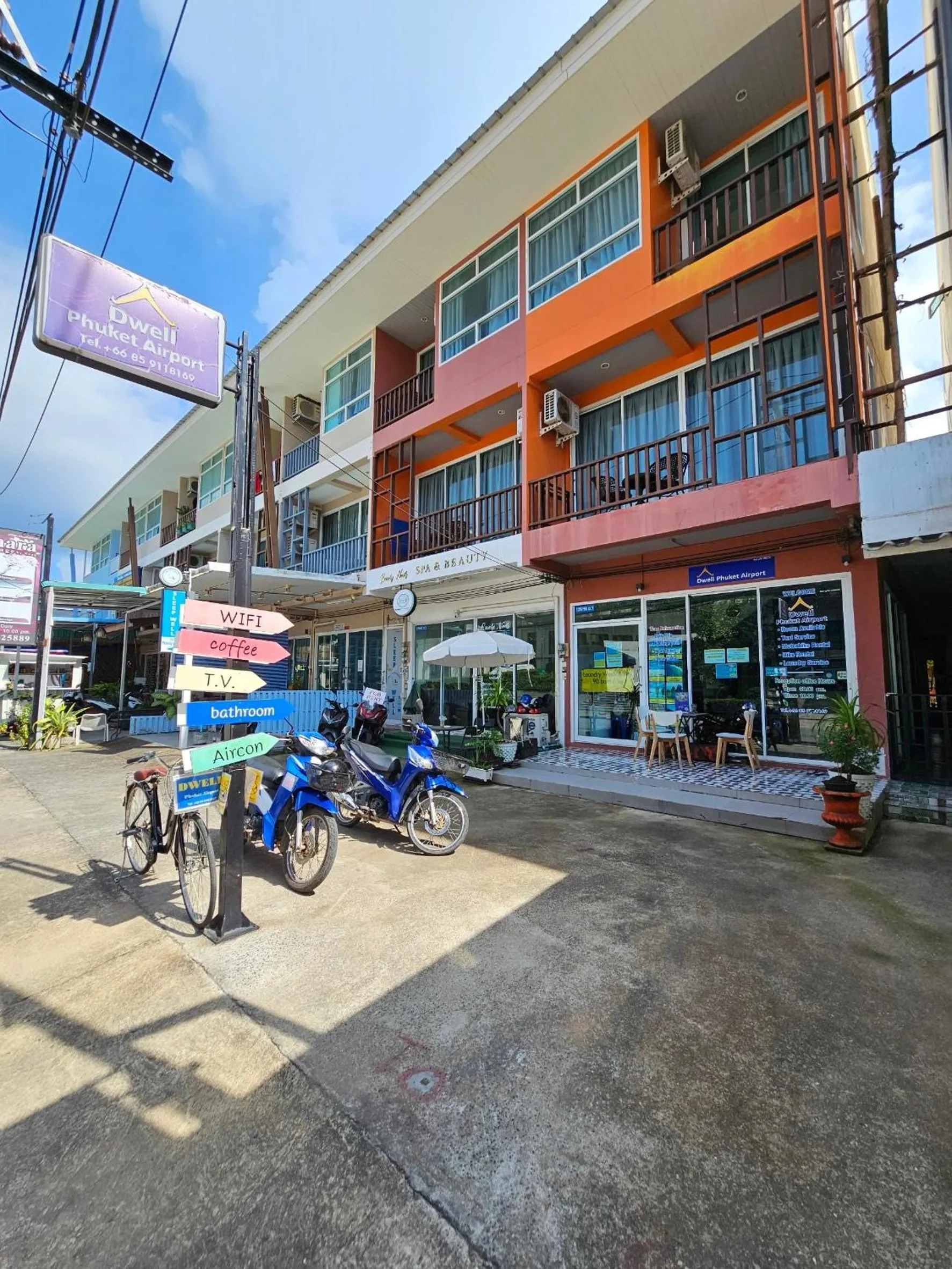 Property building in Dwell Phuket Airport Hotel at Naiyang