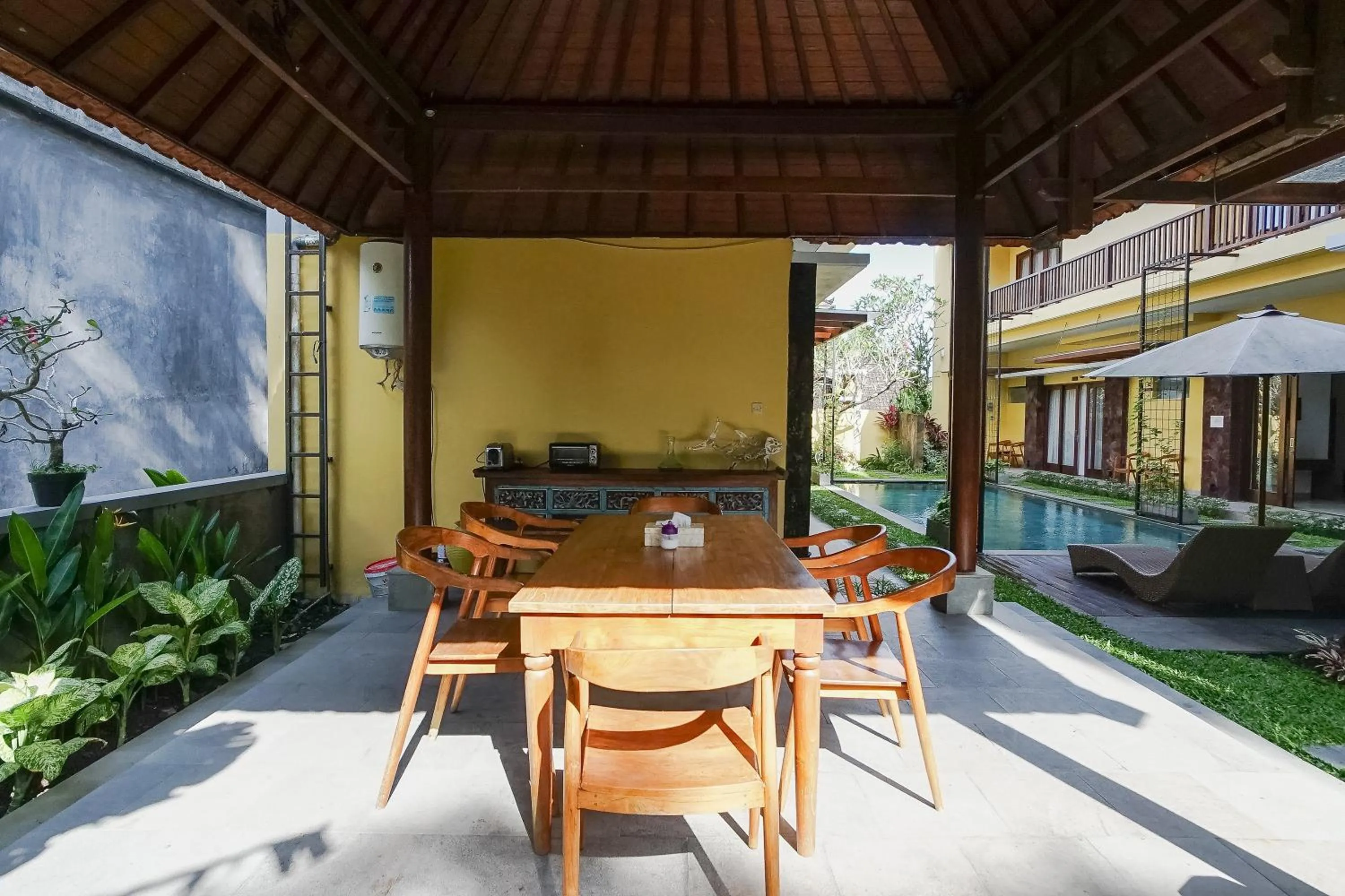 Seating area in Toya Villa Ubud