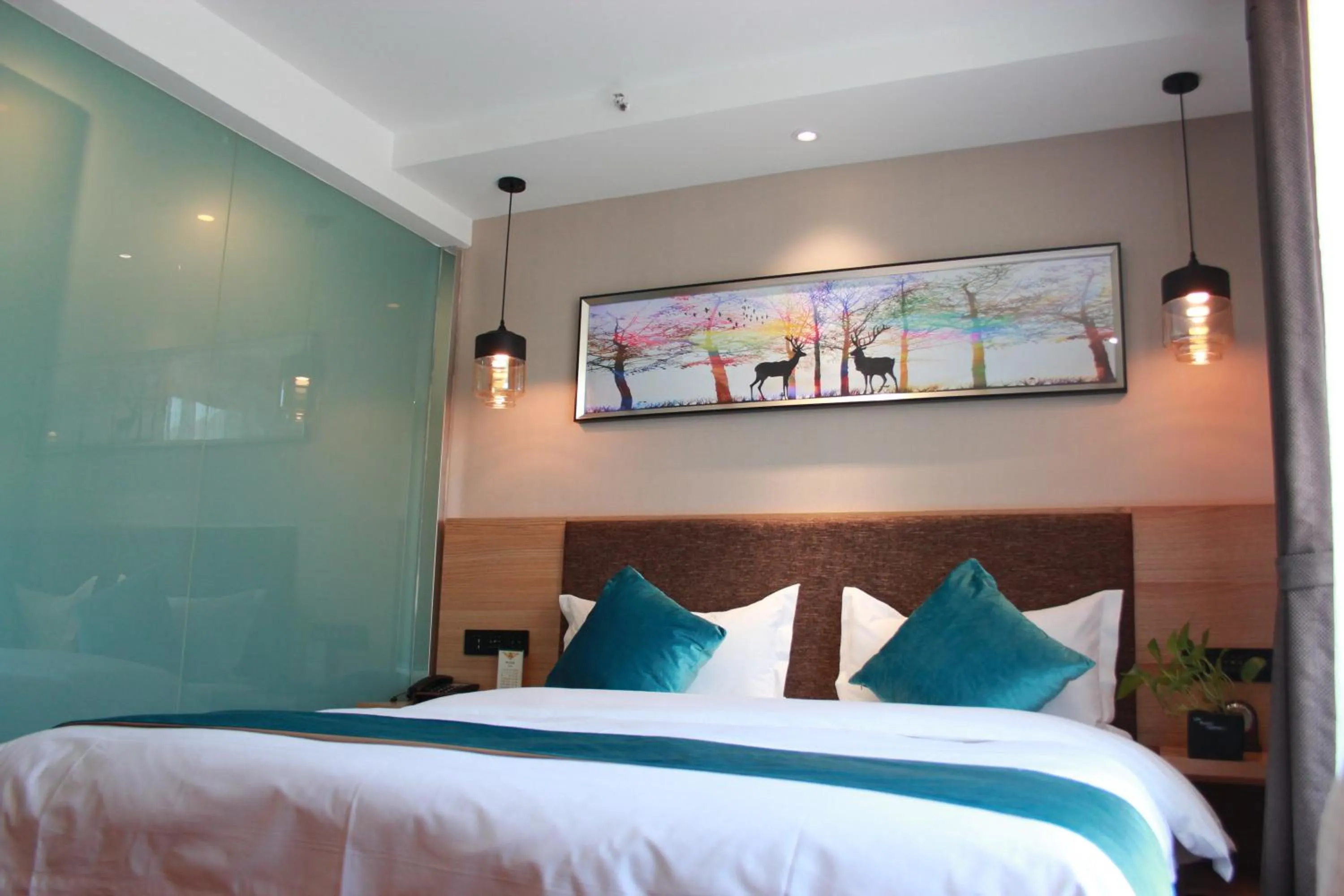 Bedroom in Harbin Joy Boutique Hotel