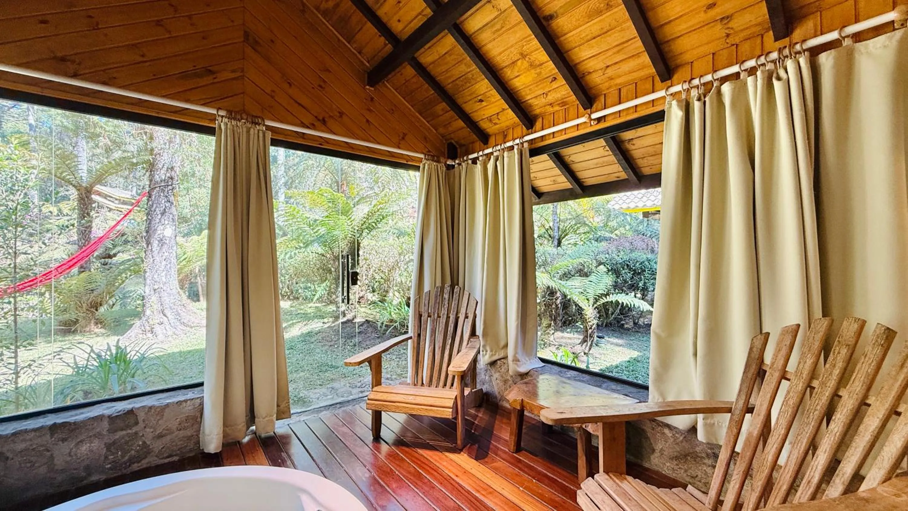 Garden view in Pousada Villa D'Amore