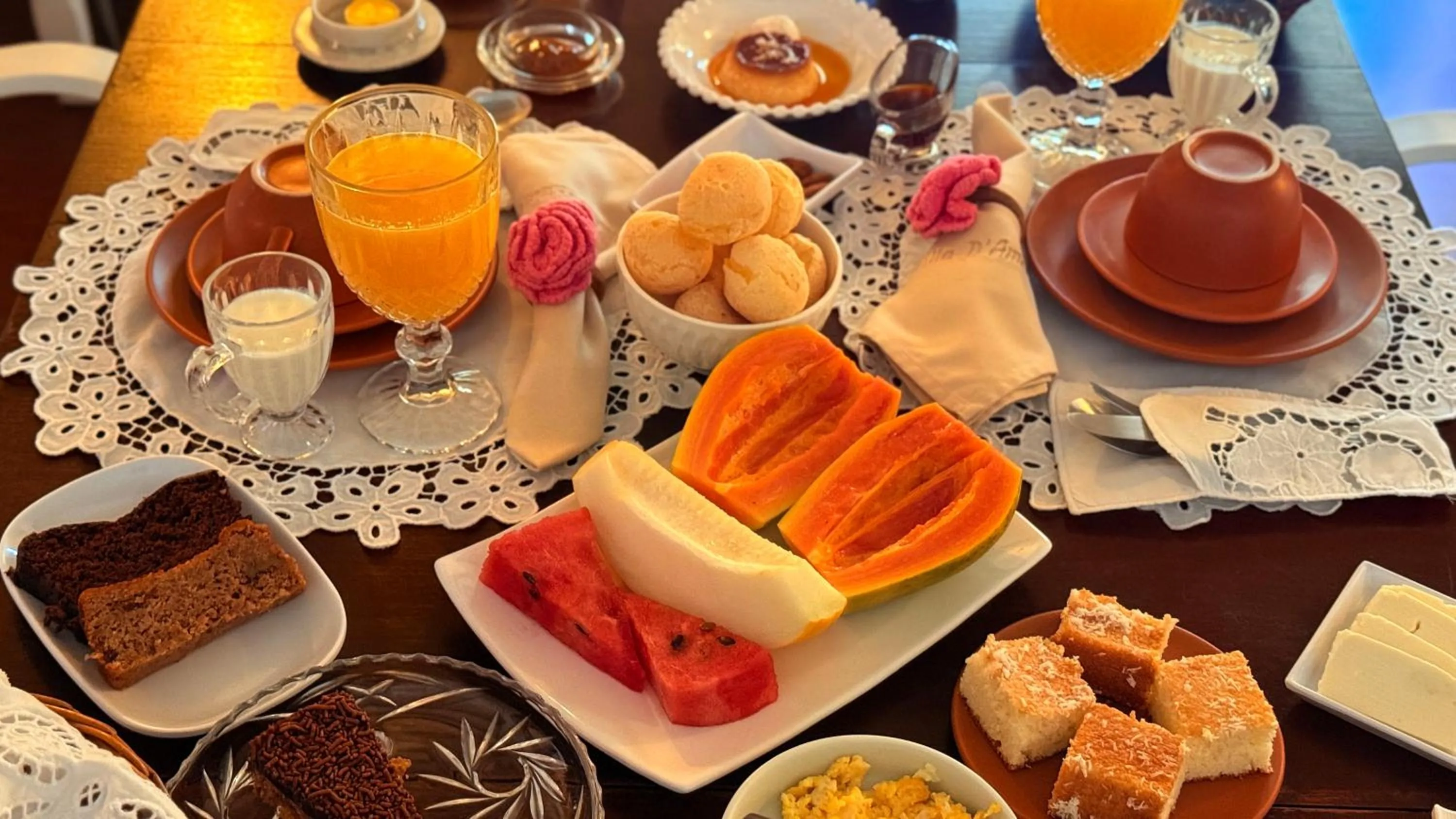 Breakfast in Pousada Villa D'Amore