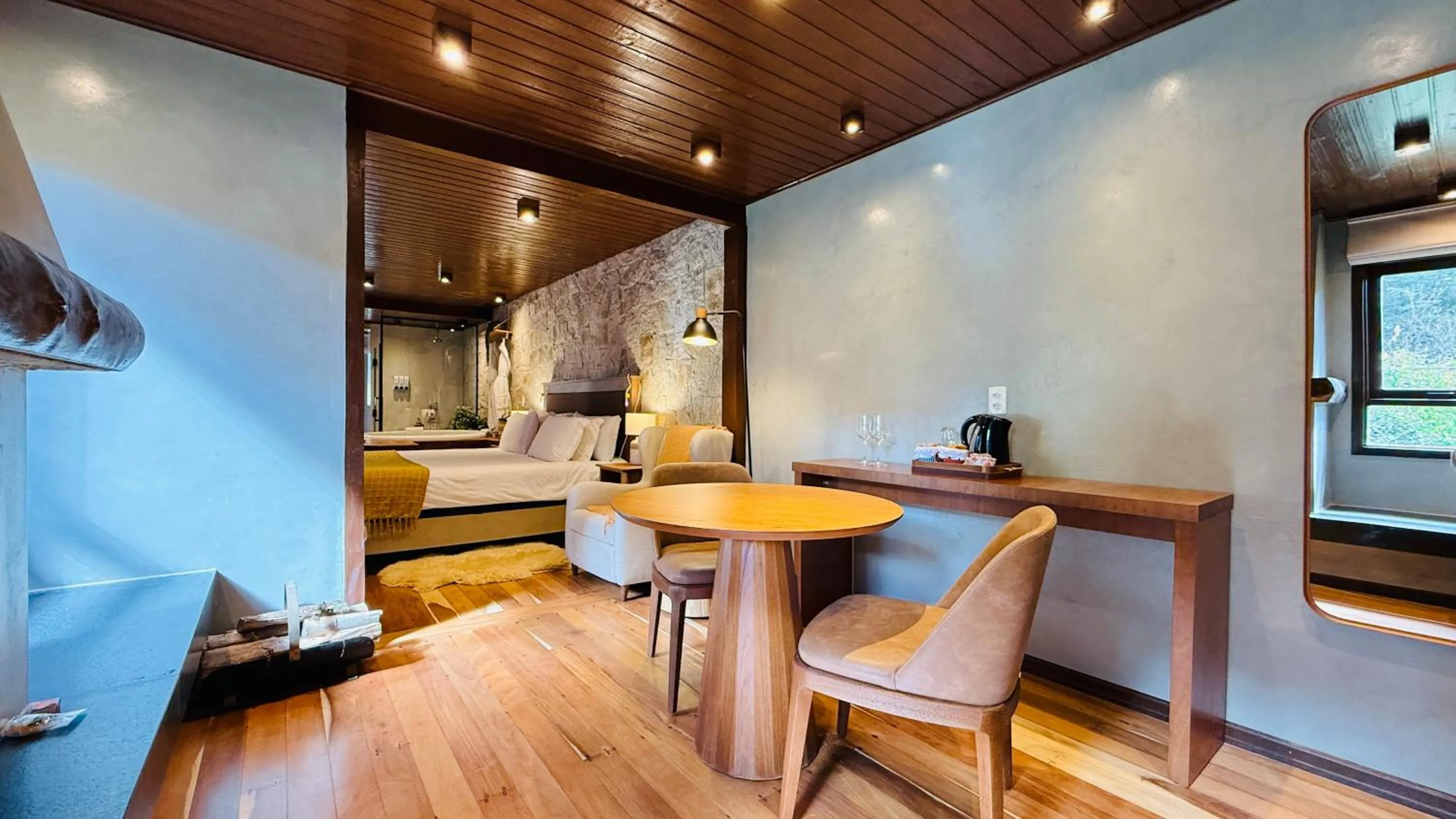 Seating area in Pousada Villa D'Amore