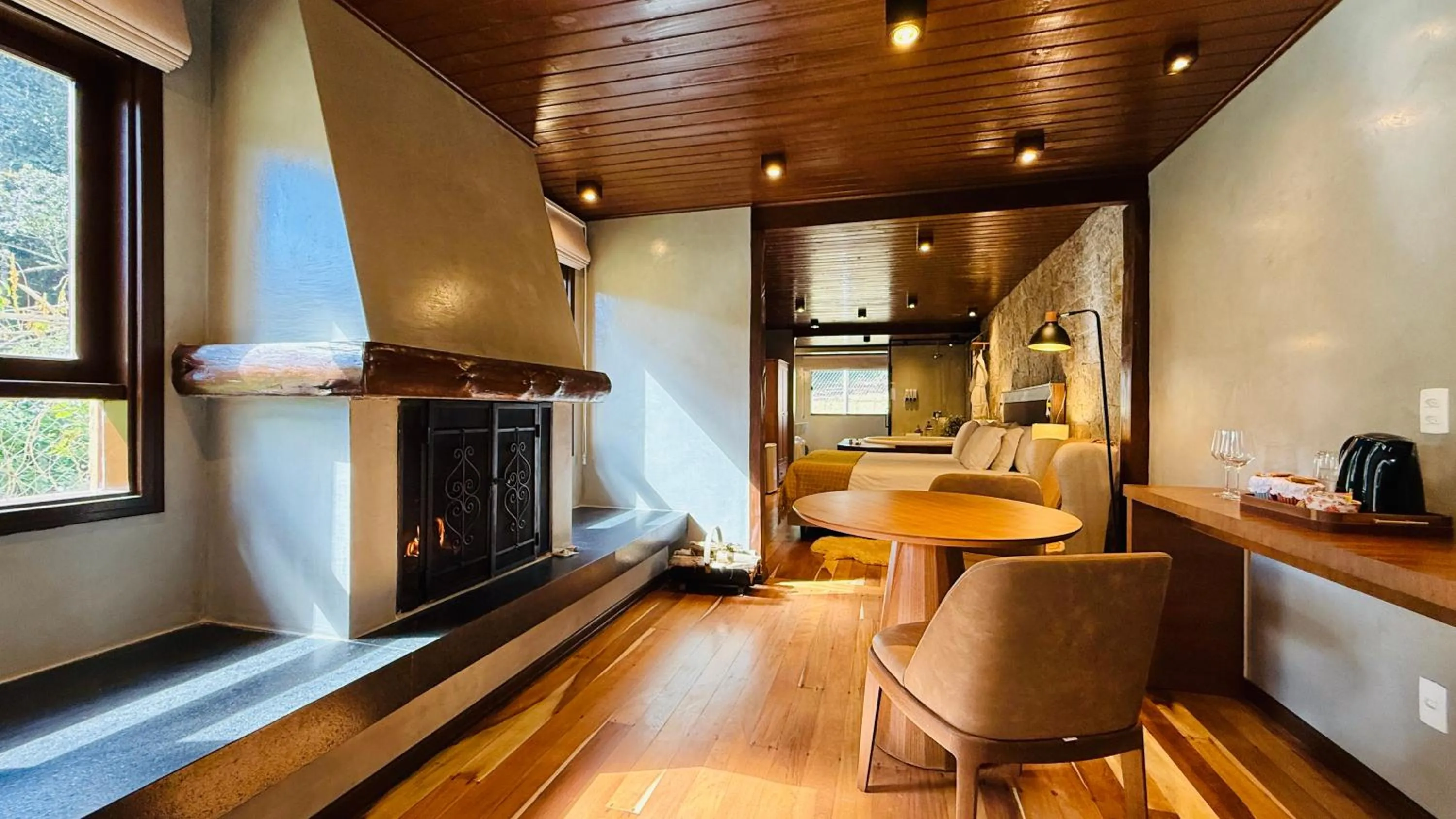 Seating area in Pousada Villa D'Amore