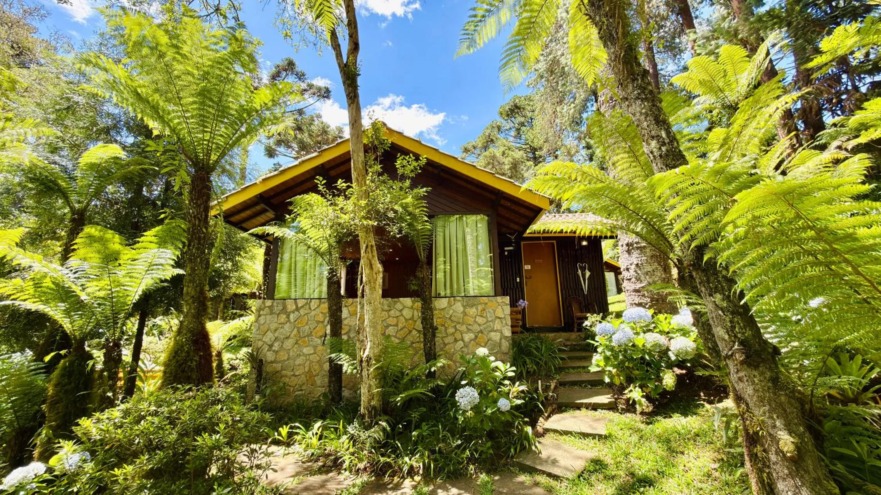 Garden view in Pousada Villa D'Amore