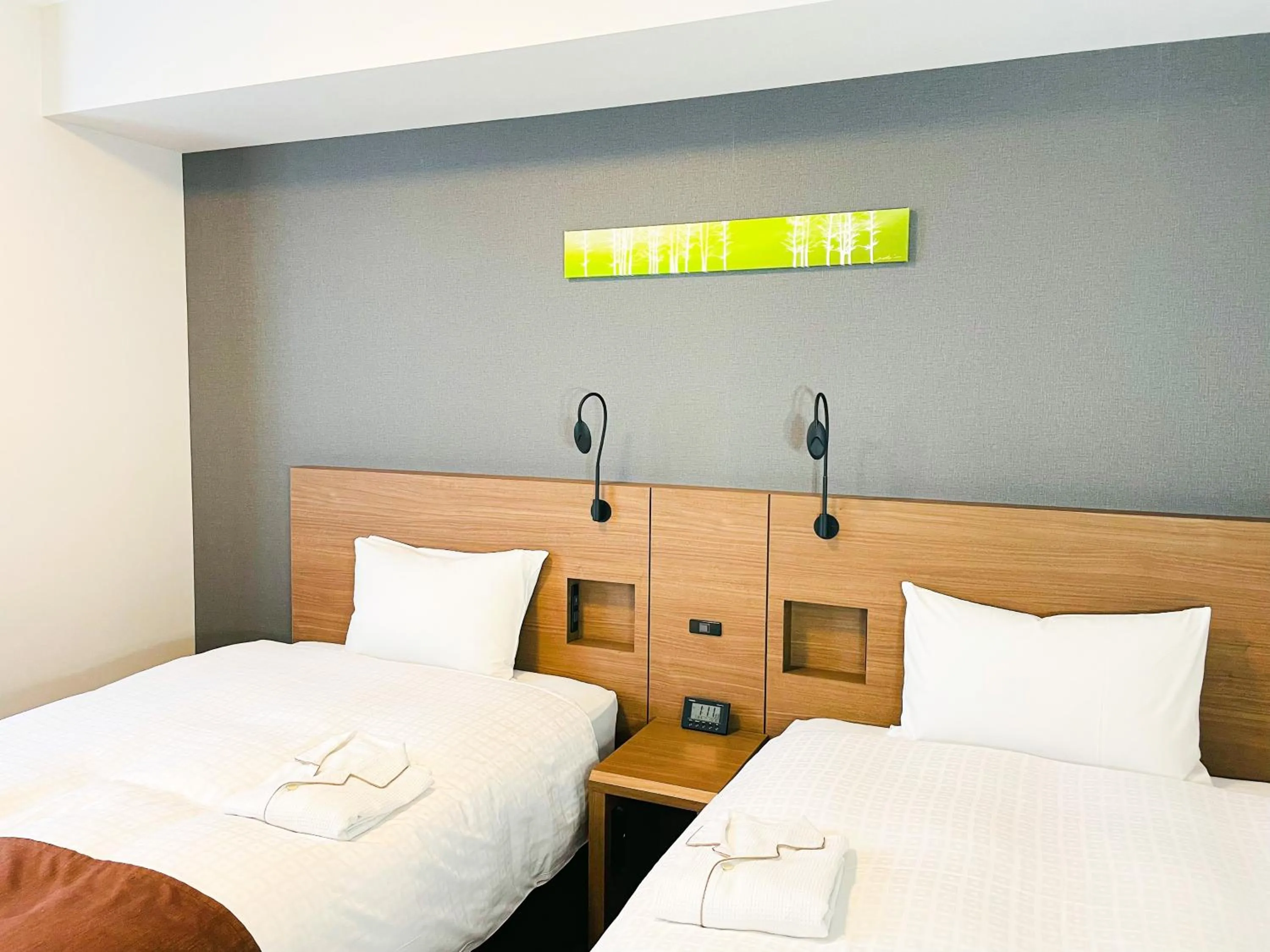 Bed in Smile Hotel Premium Sapporo Susukino