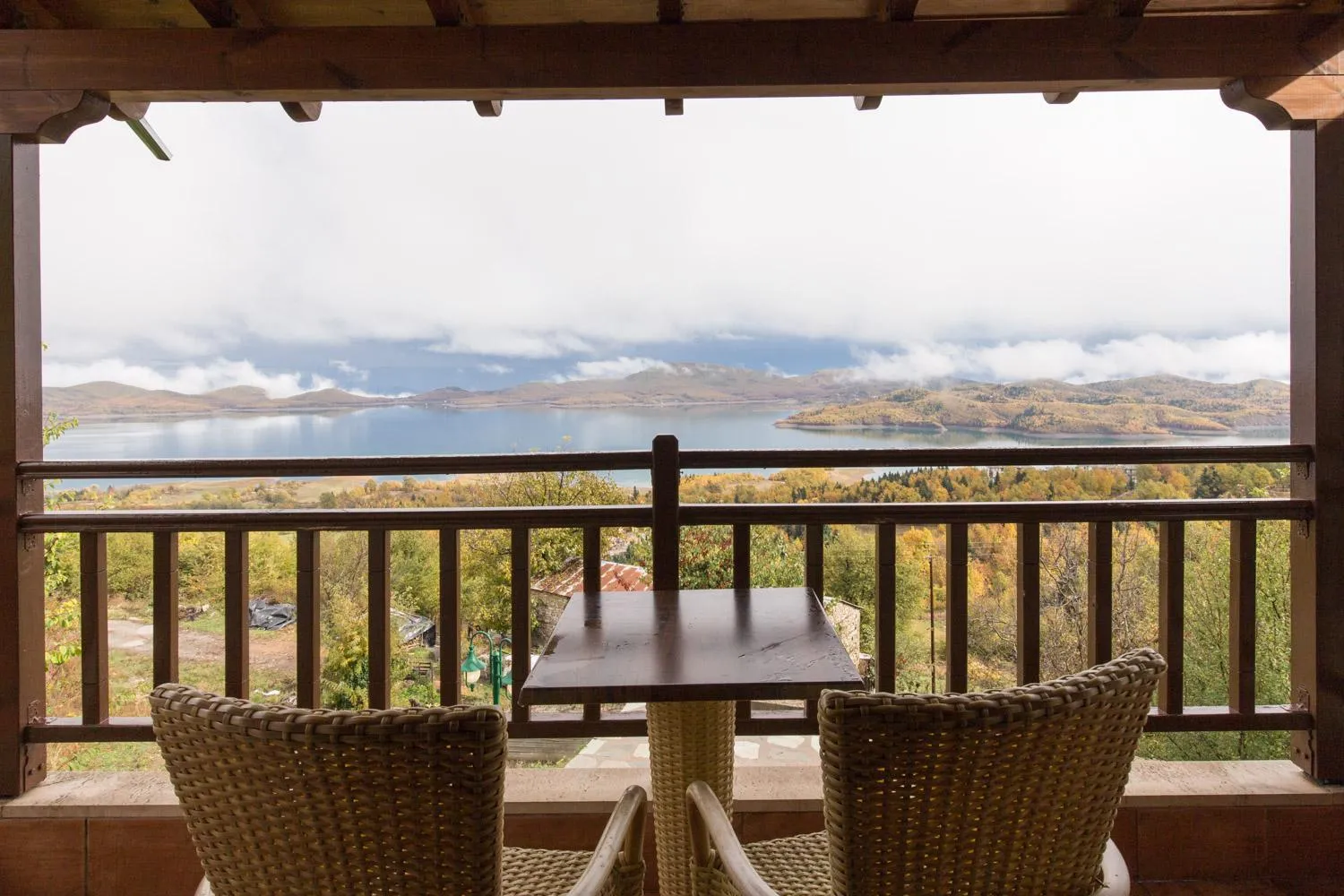 Lake view in Nevros Hotel Resort and Spa Limni Plastira