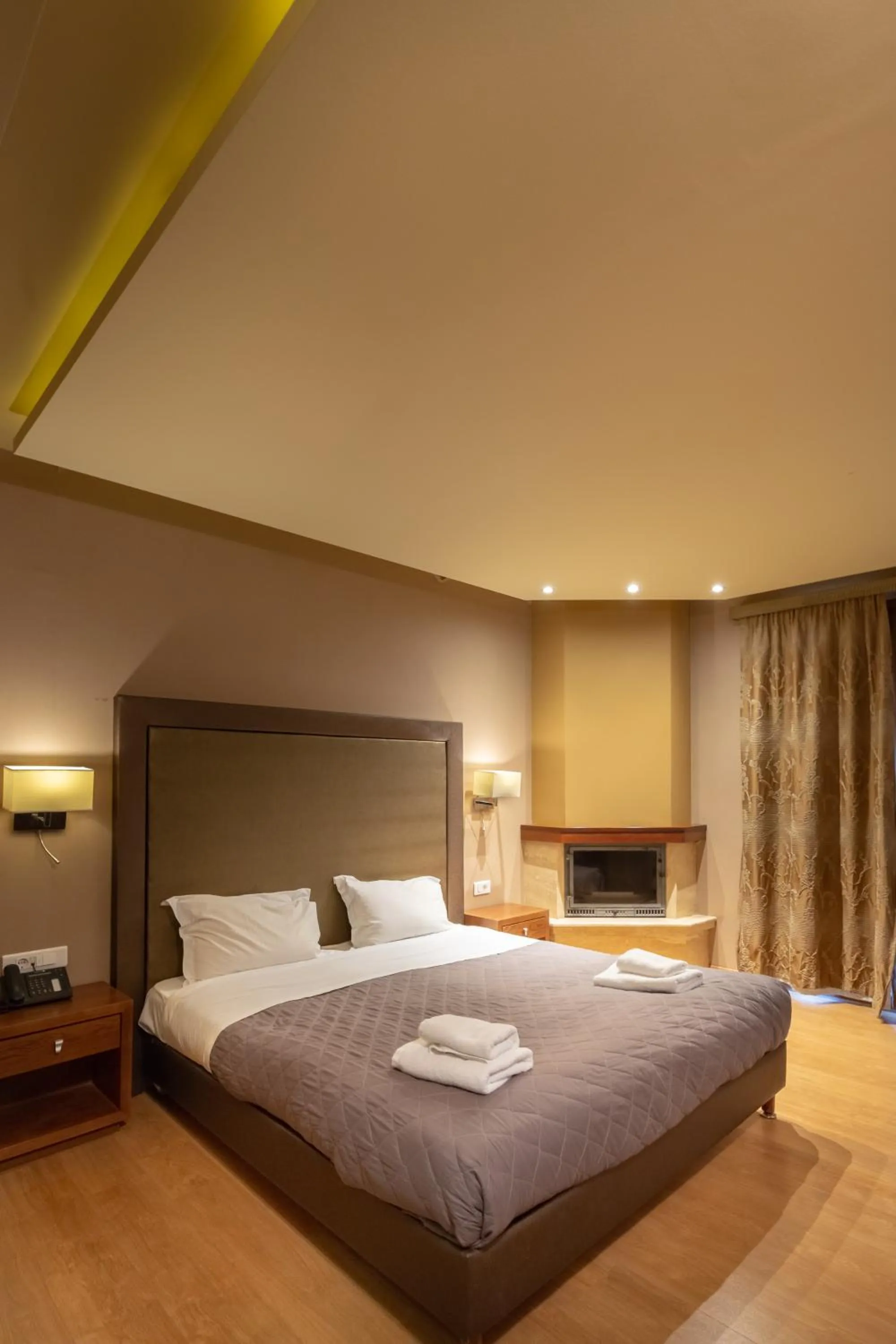 Photo of the whole room, Bed in Nevros Hotel Resort and Spa Limni Plastira