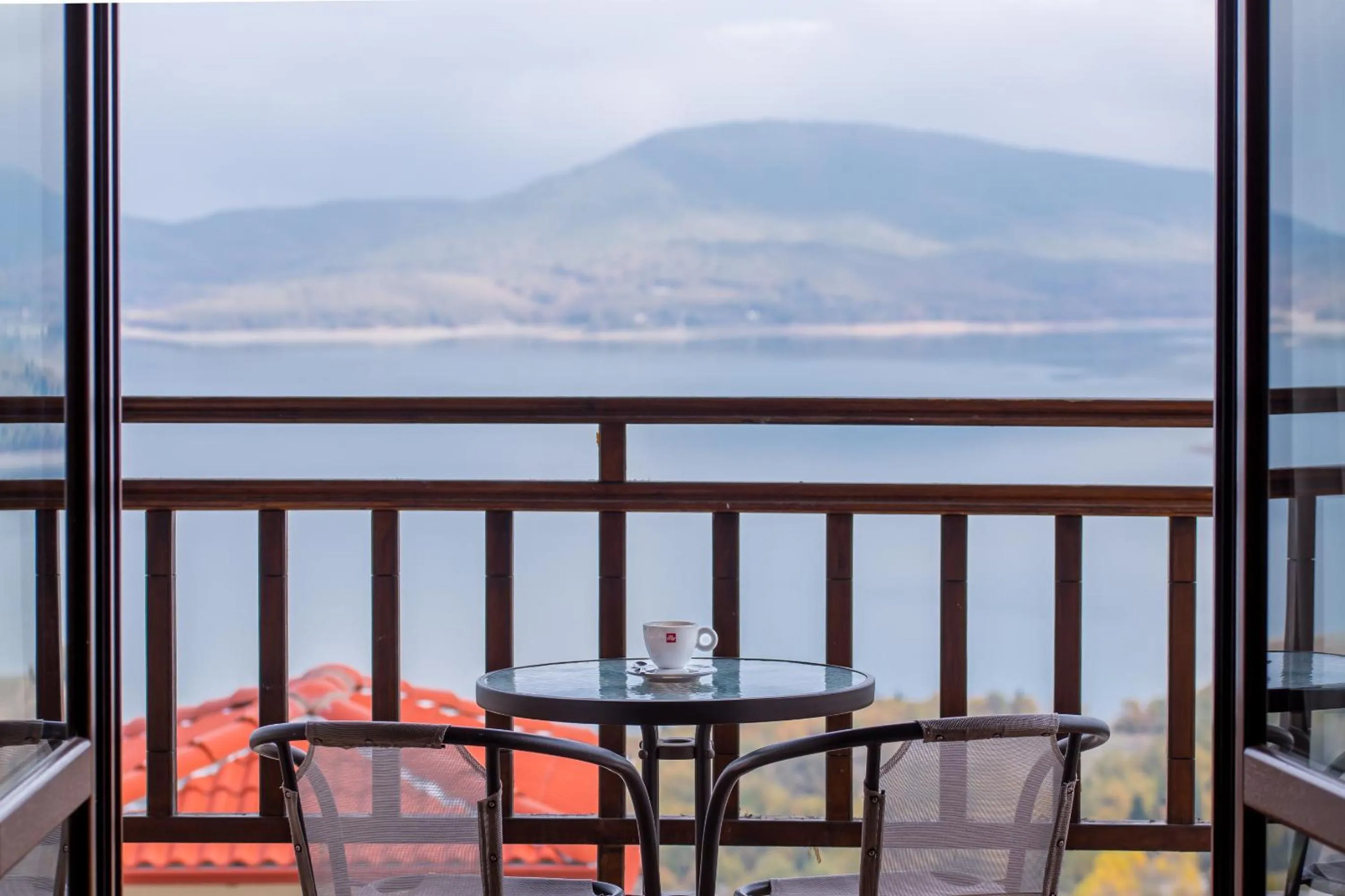 Lake view in Nevros Hotel Resort and Spa Limni Plastira