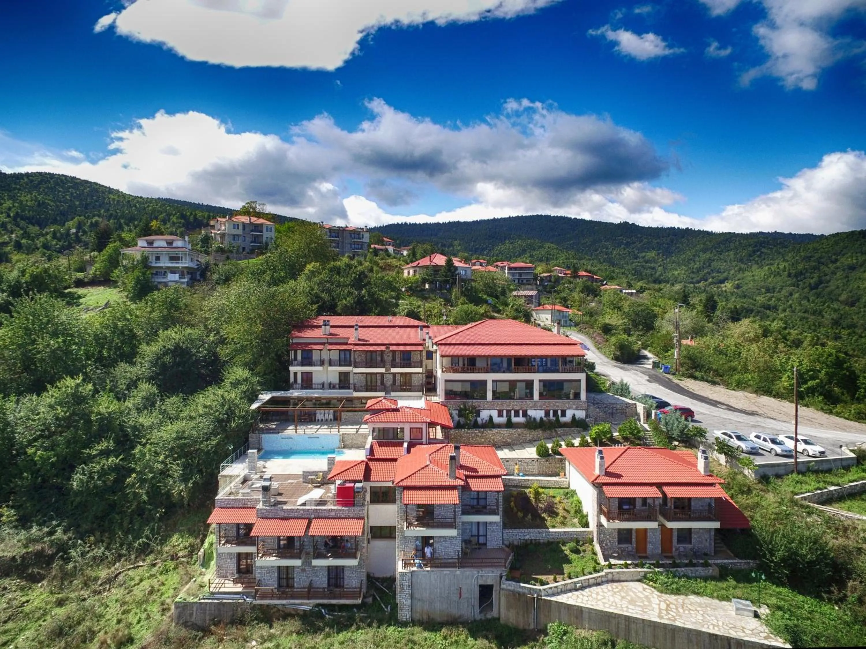 Bird's eye view in Nevros Hotel Resort and Spa Limni Plastira
