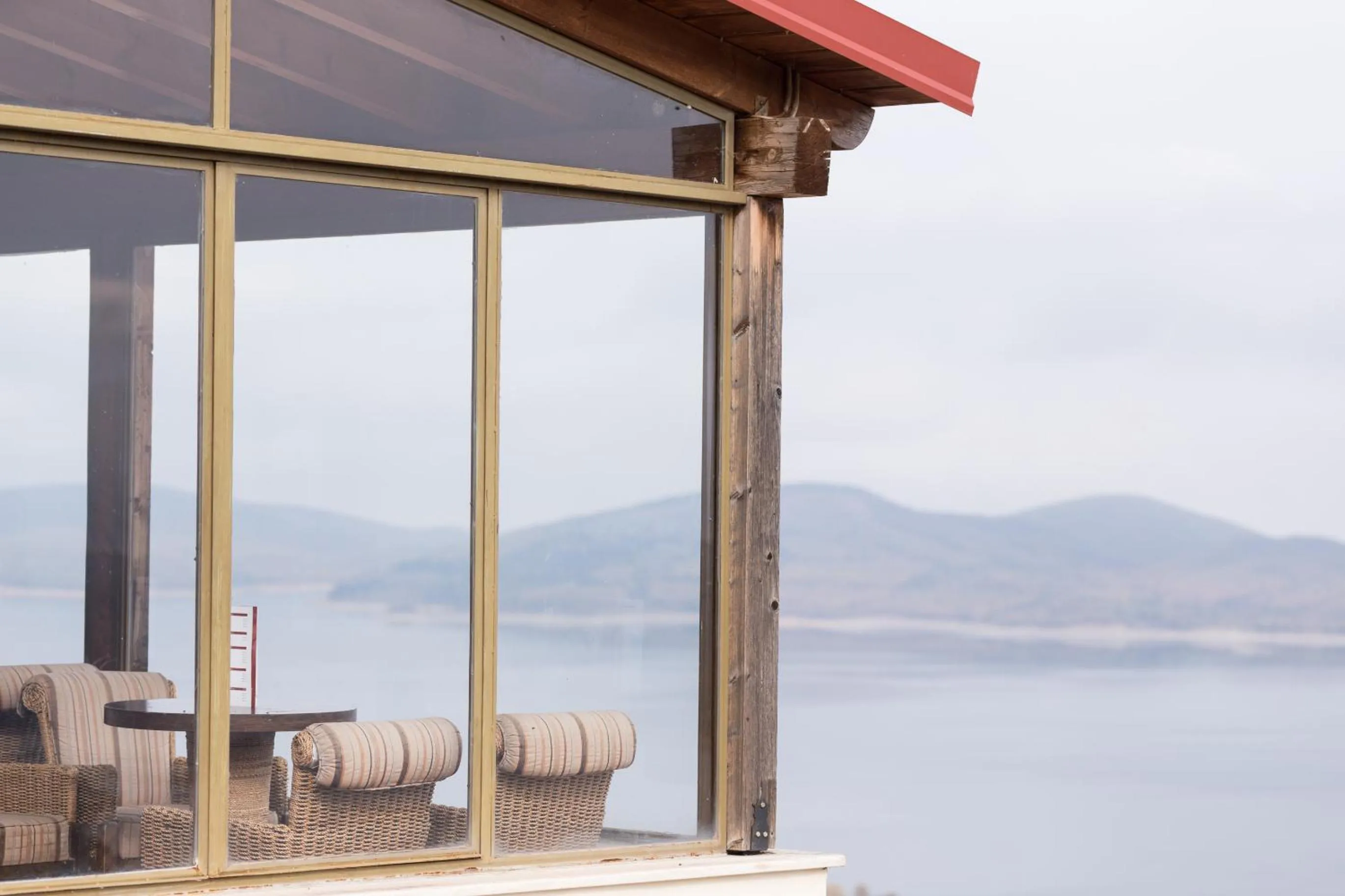 Balcony/Terrace in Nevros Hotel Resort and Spa Limni Plastira