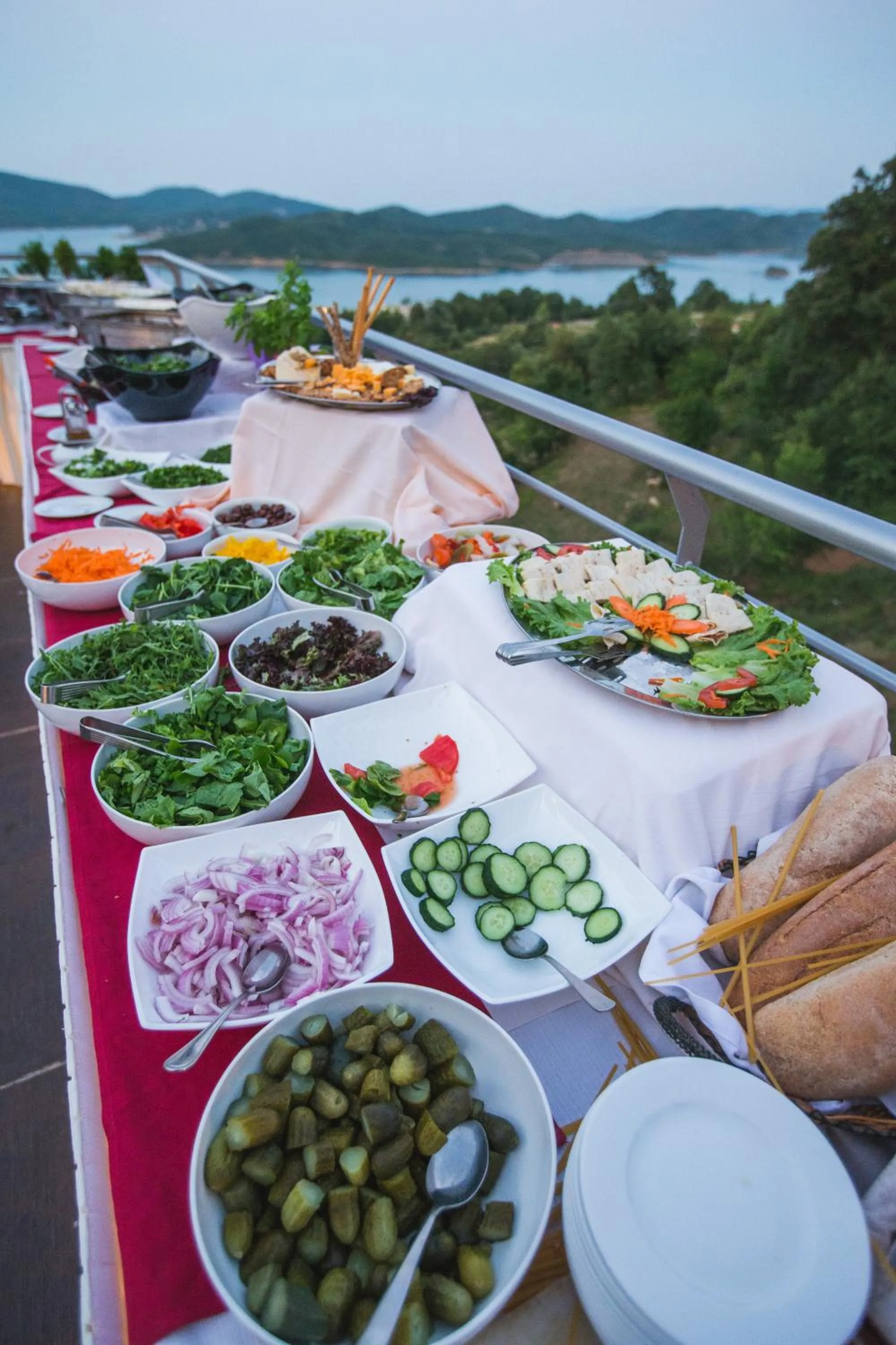 Food in Nevros Hotel Resort and Spa Limni Plastira