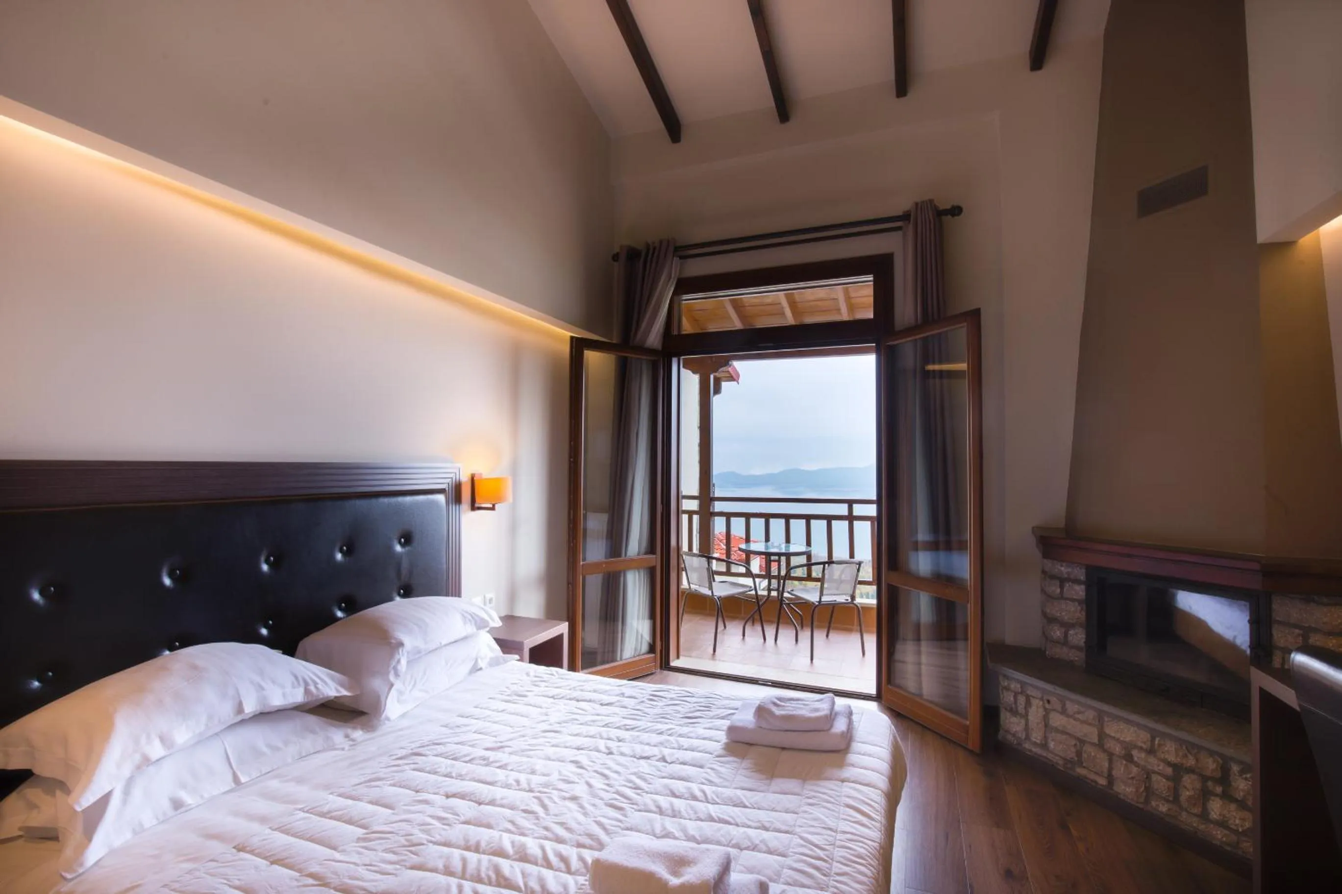 Photo of the whole room, Bed in Nevros Hotel Resort and Spa Limni Plastira