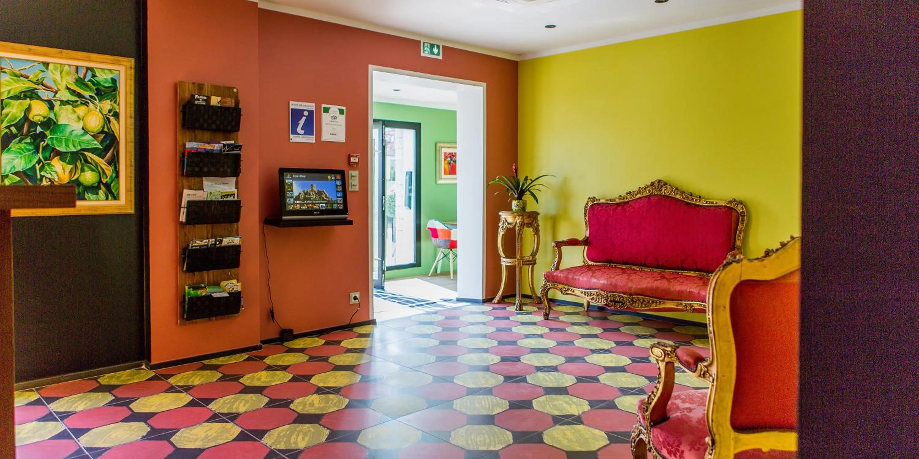 Lobby or reception in Rossi Hôtel