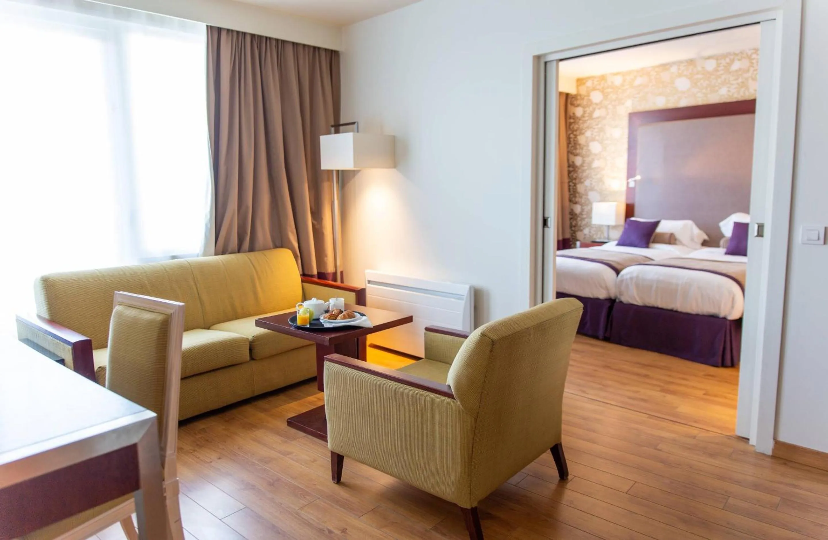 Bedroom, Bed in Clarion Paris CDG Airport