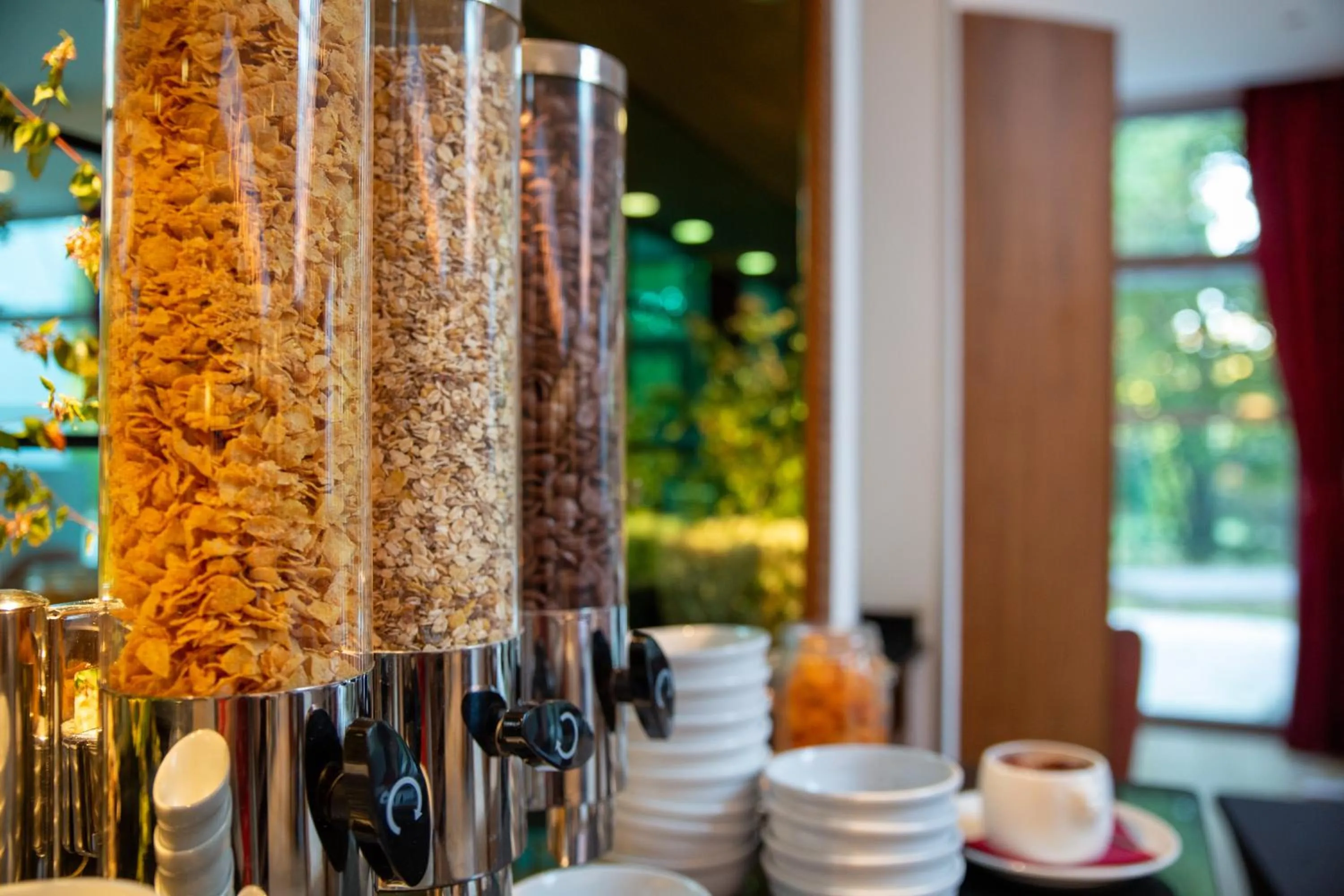 Buffet breakfast in Clarion Paris CDG Airport