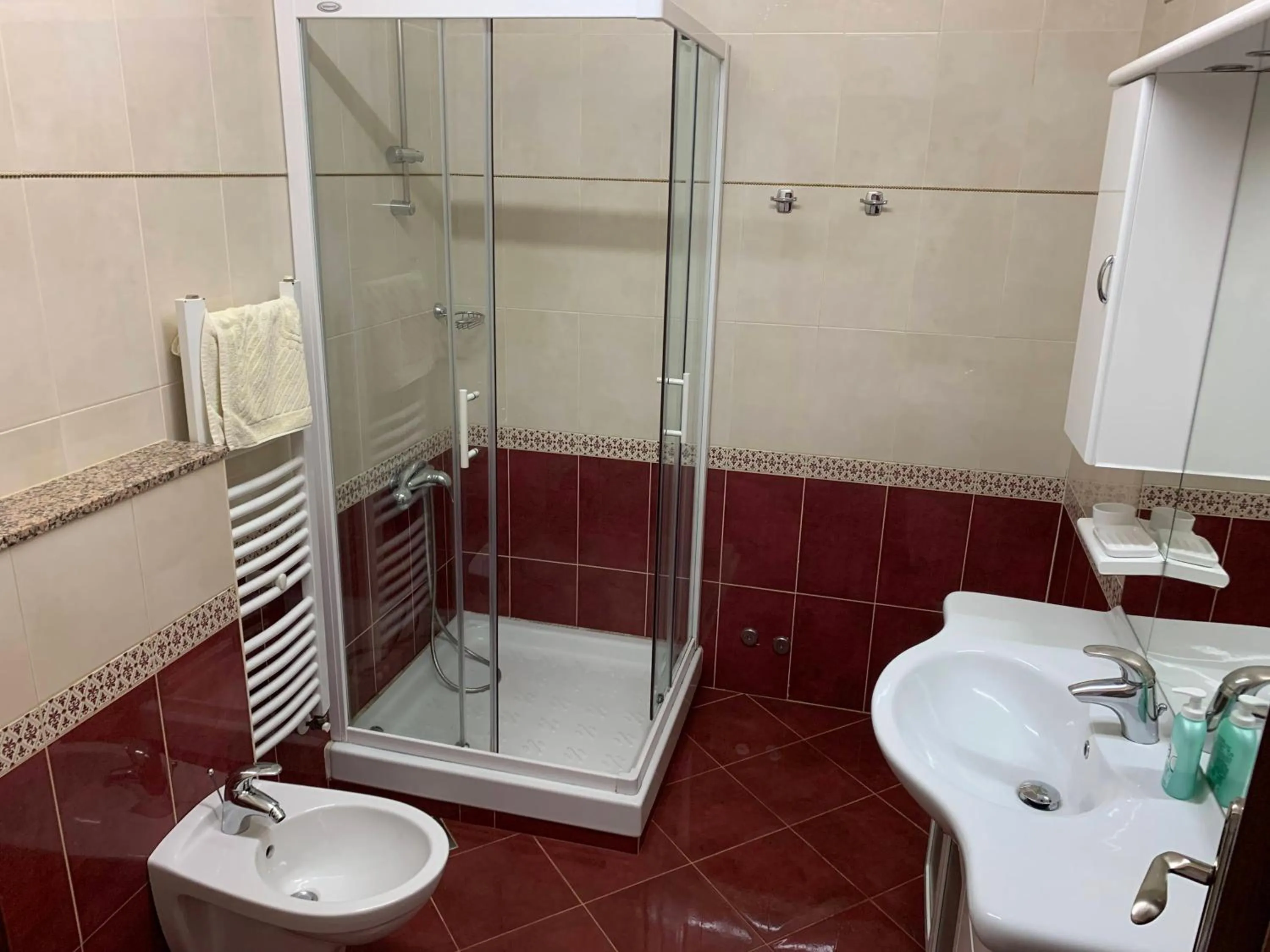 Shower in Gargamelo Pension