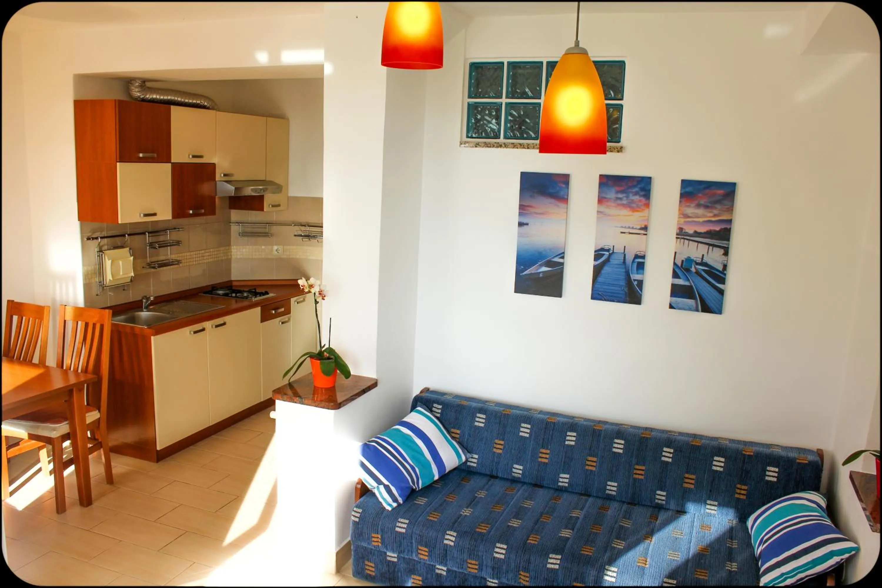 Kitchen or kitchenette in Gargamelo Pension