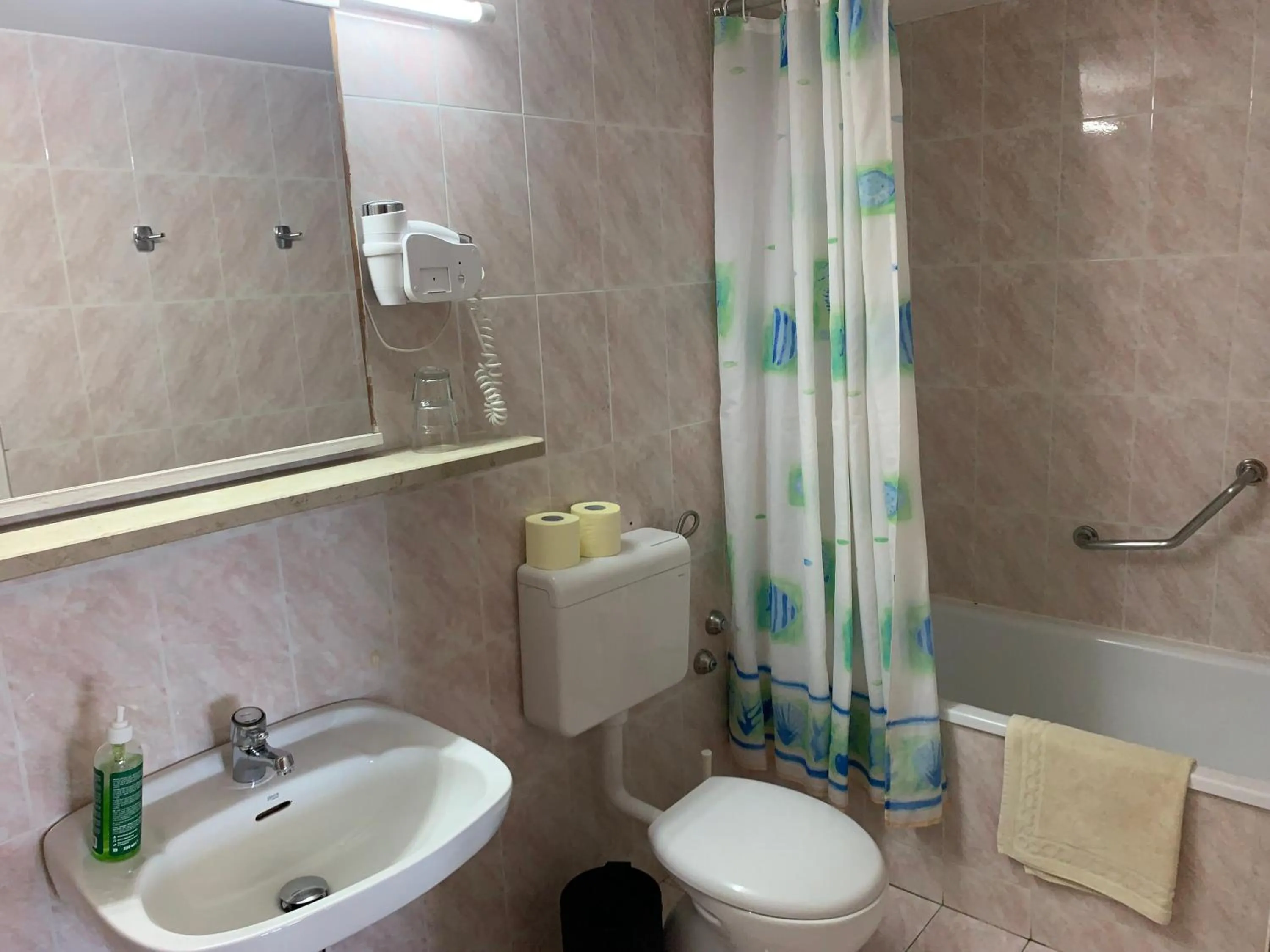 Shower in Gargamelo Pension