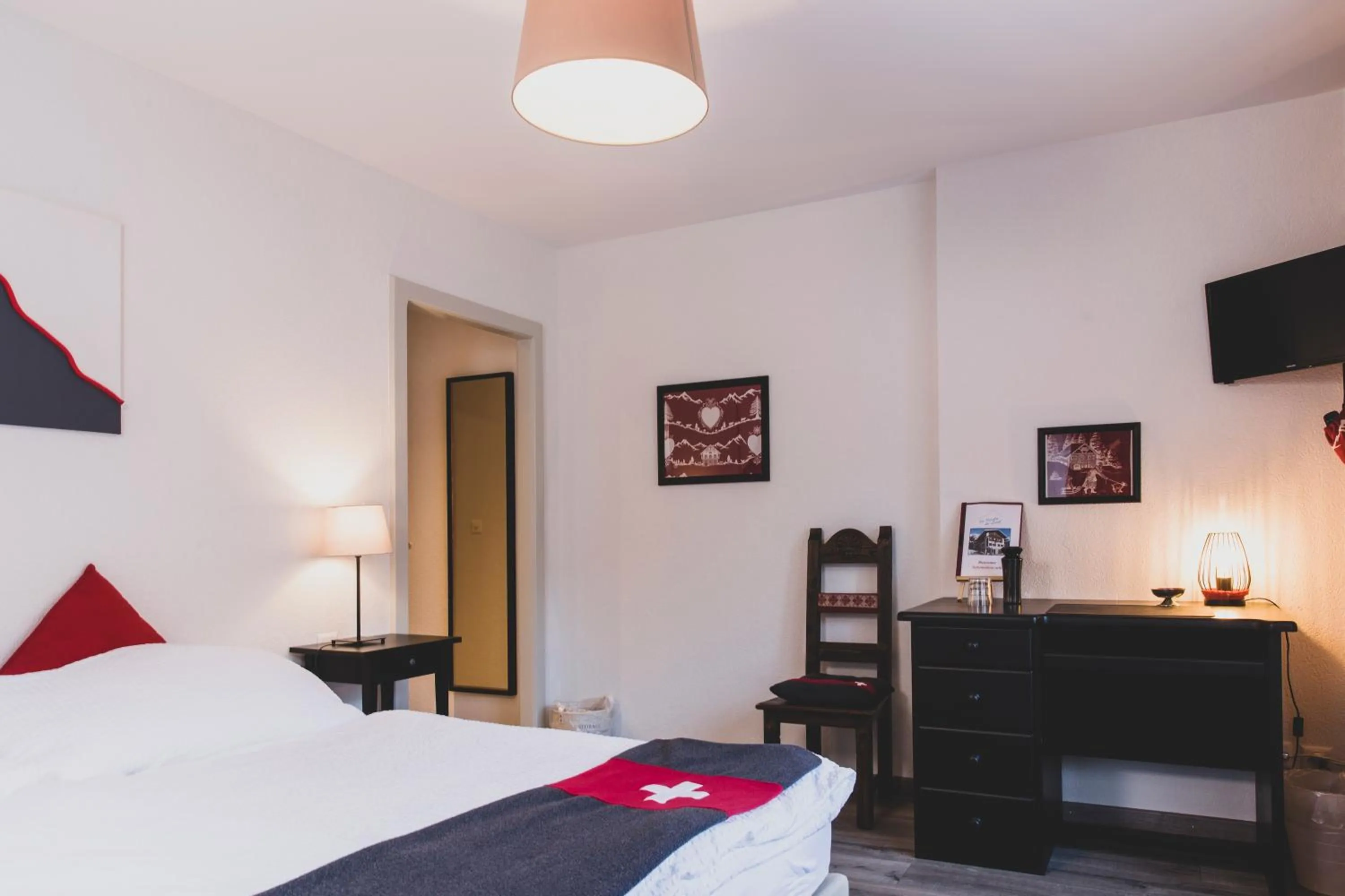 Bedroom, Bed in Pointe de Zinal